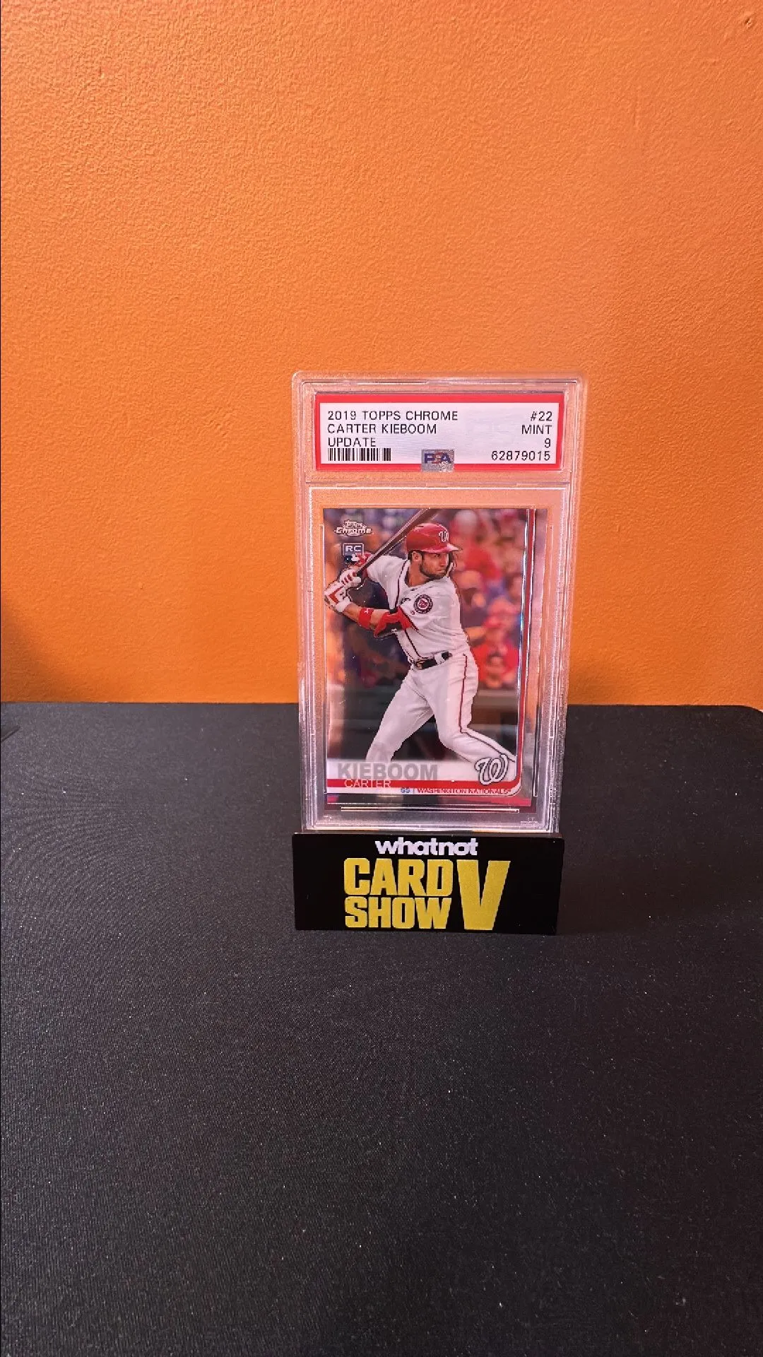 Product image for 2019 Topps Chrome Update Carter Kieboom 22 Update PSA MINT 9