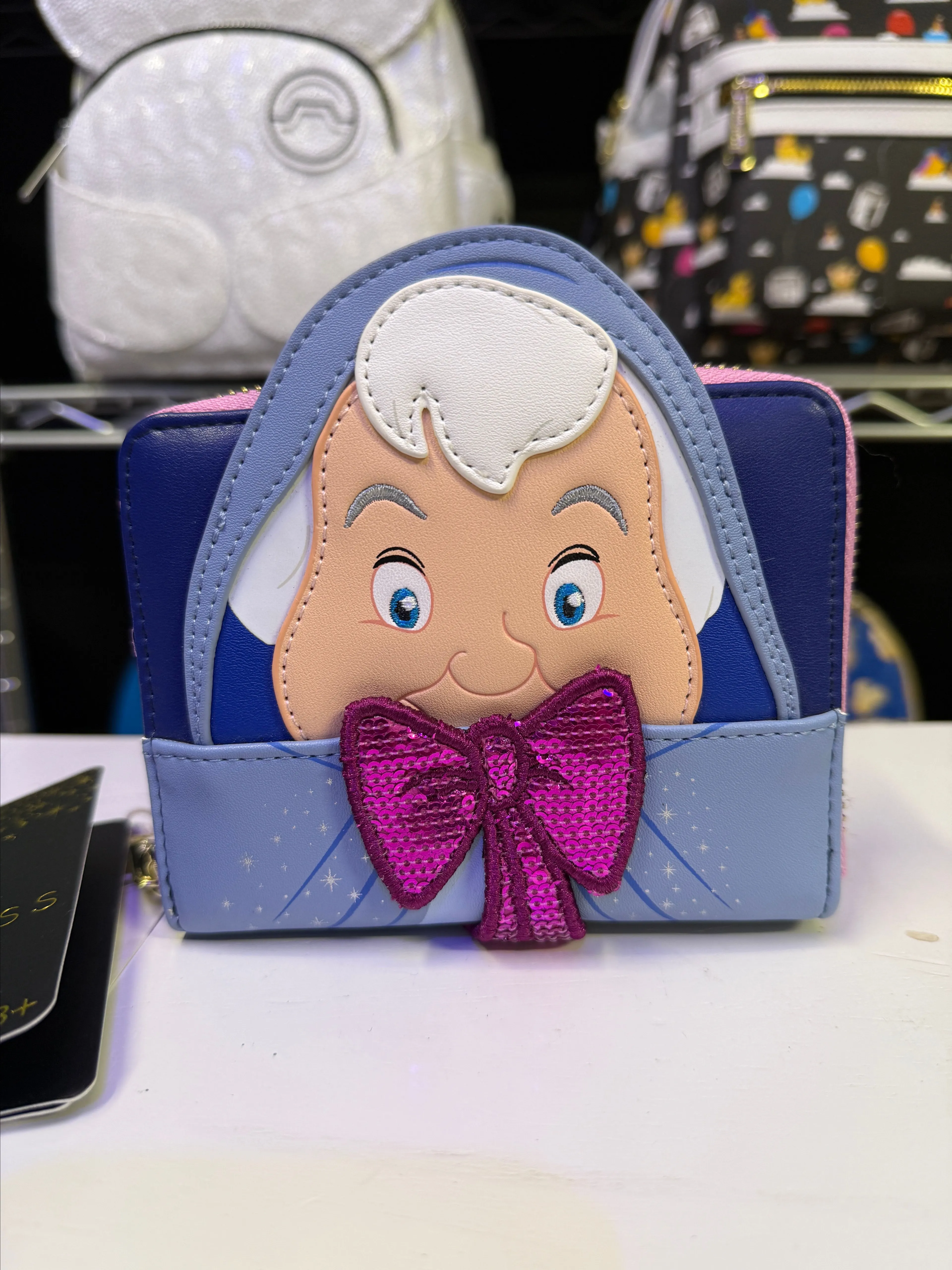 Product image for B. New Arrival Loungefly Disney Cinderella Fairy Godmother Zip Wallet