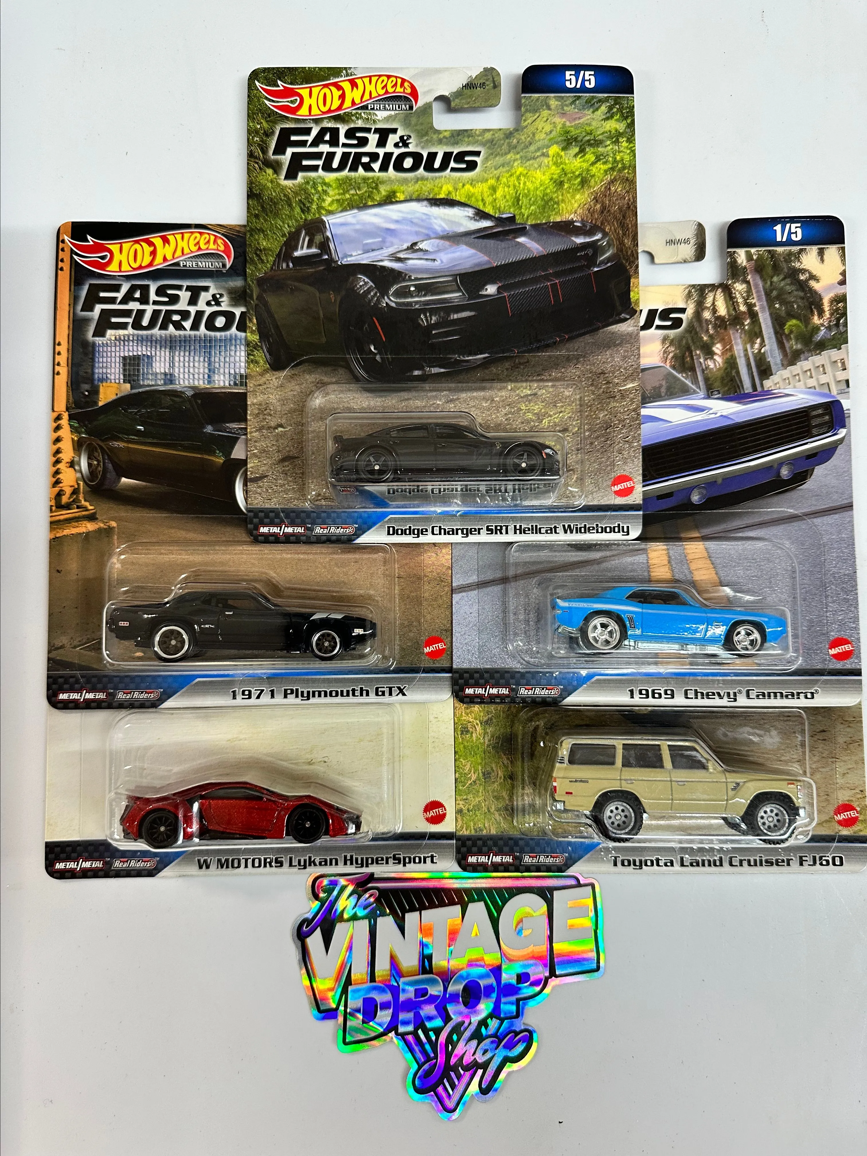 Product image for HOT WHEELS FNF PREMIUM SET hellcat