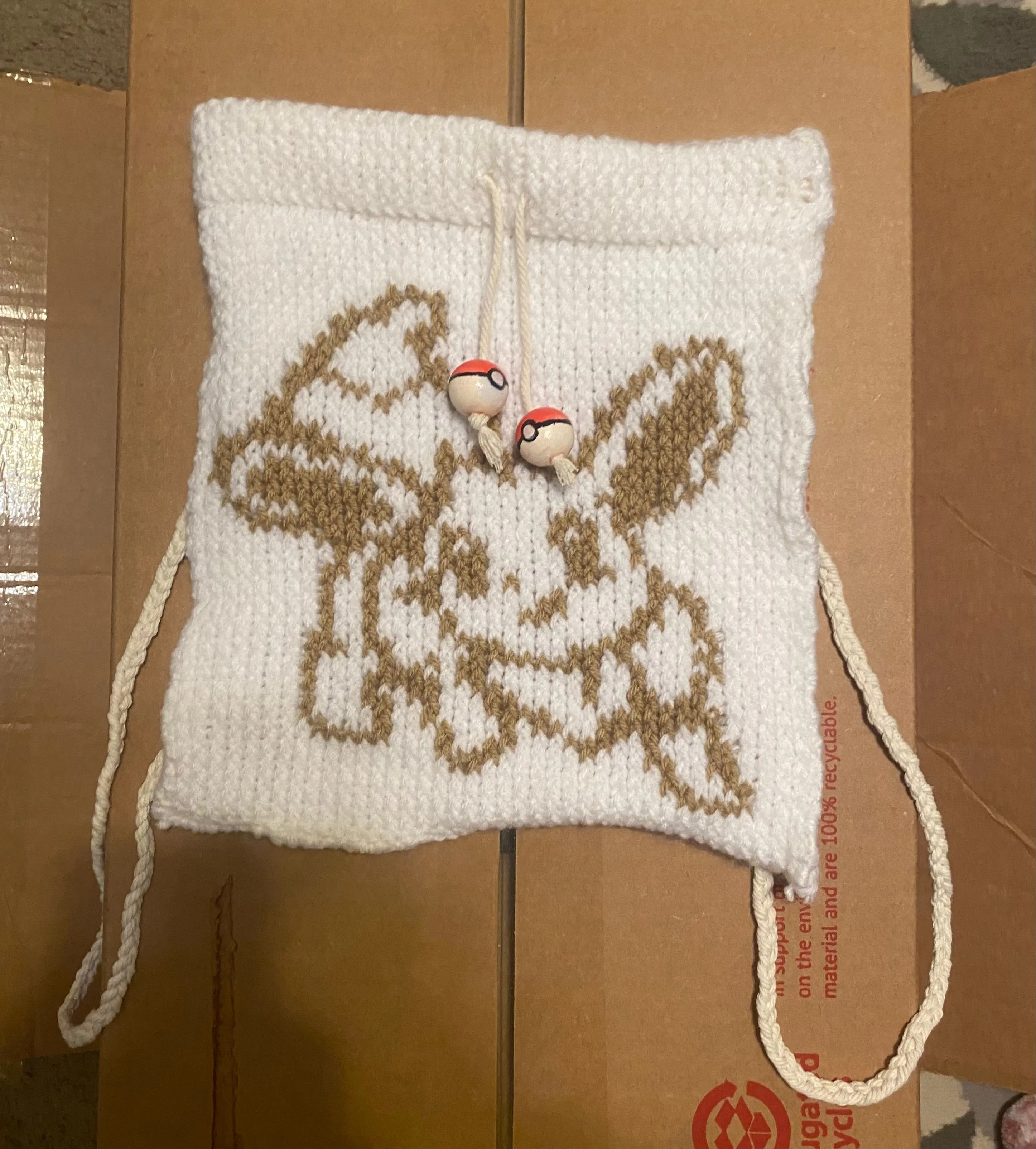 Product image for Handmade eevee backpack