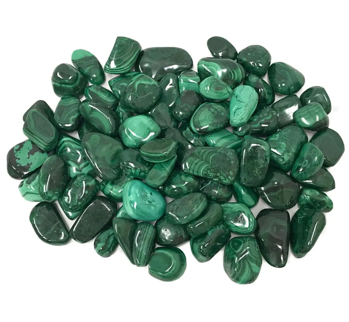 Product image for Malachite Tumbled Stone