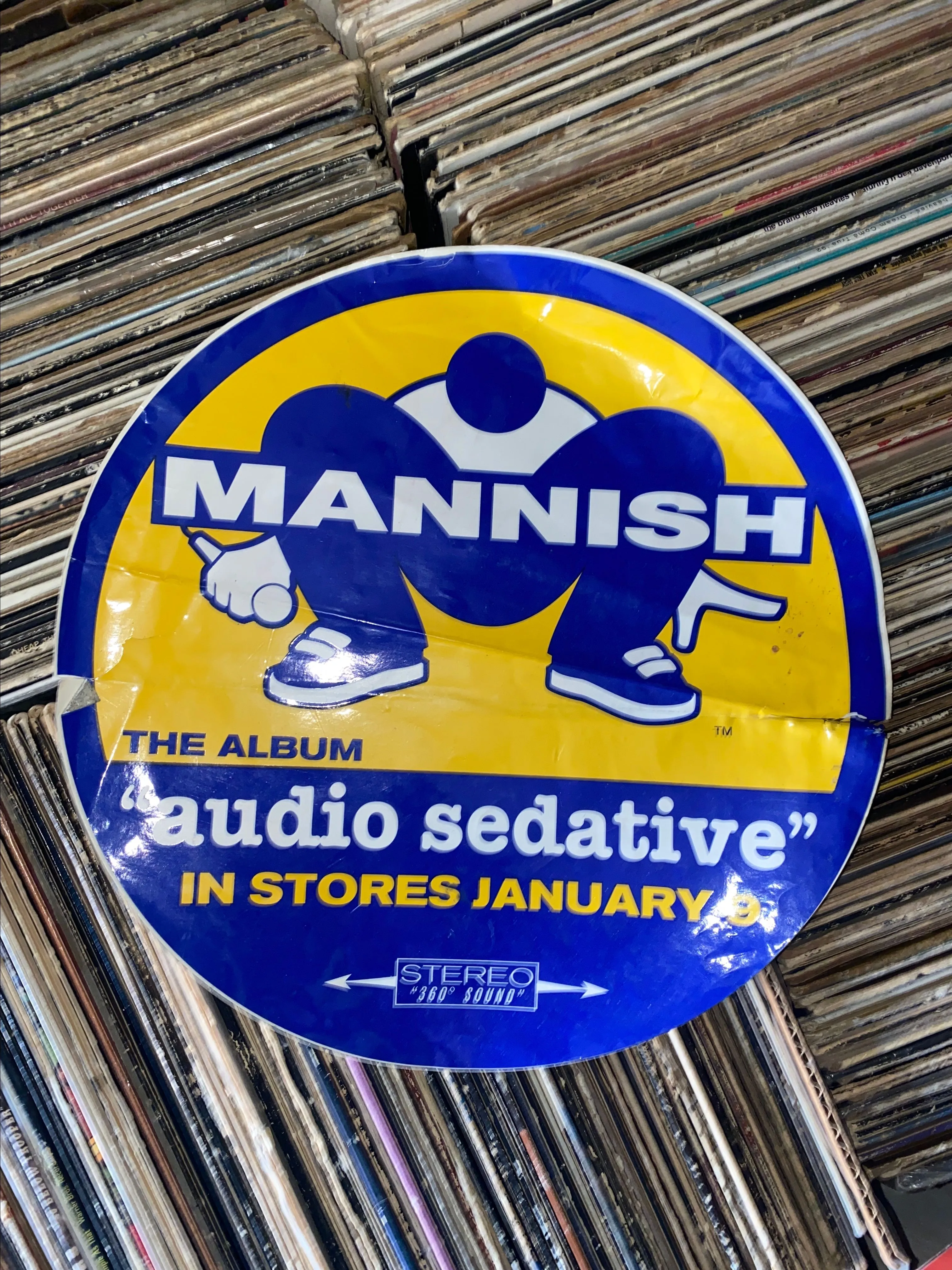 Product image for Mannish audio sedative sticker hip hop used