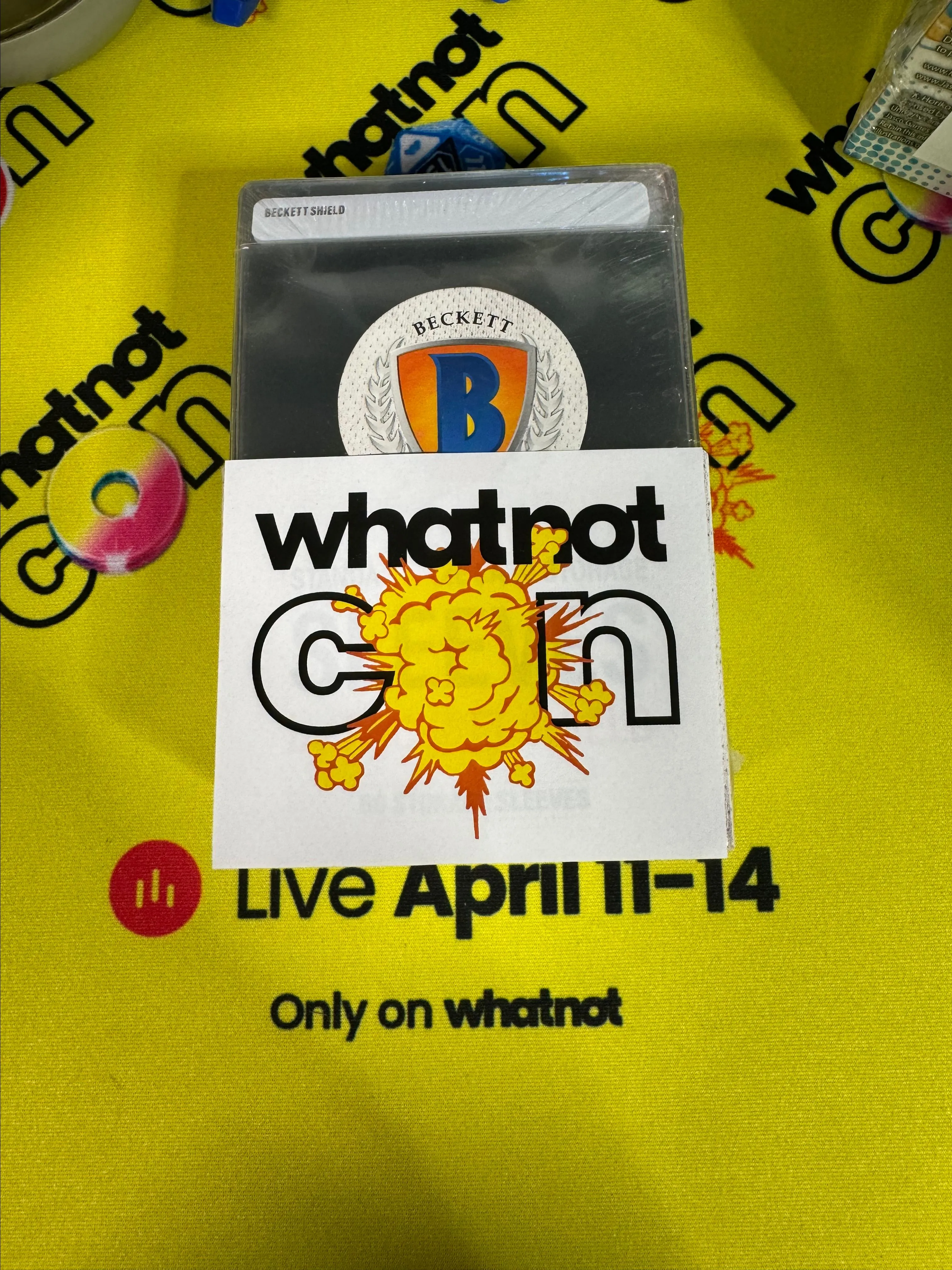 Product image for Whatnotcon beckett card saver 50 pack