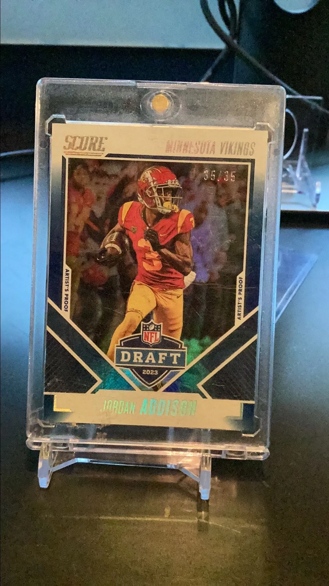 Product image for Jordan Addison RC 35/35 SCORE DRAFT