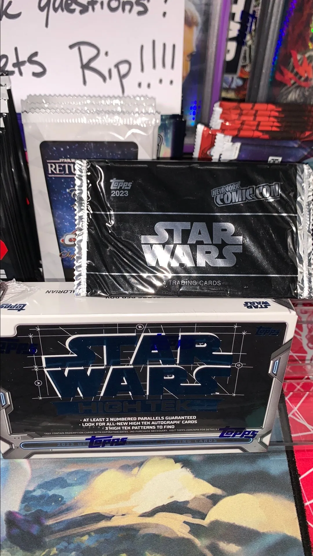 Product image for A2. Star Wars 23' High Tek Hobby Box + NYCC Promo Combo! (EXTREMELY LIMITED)!
