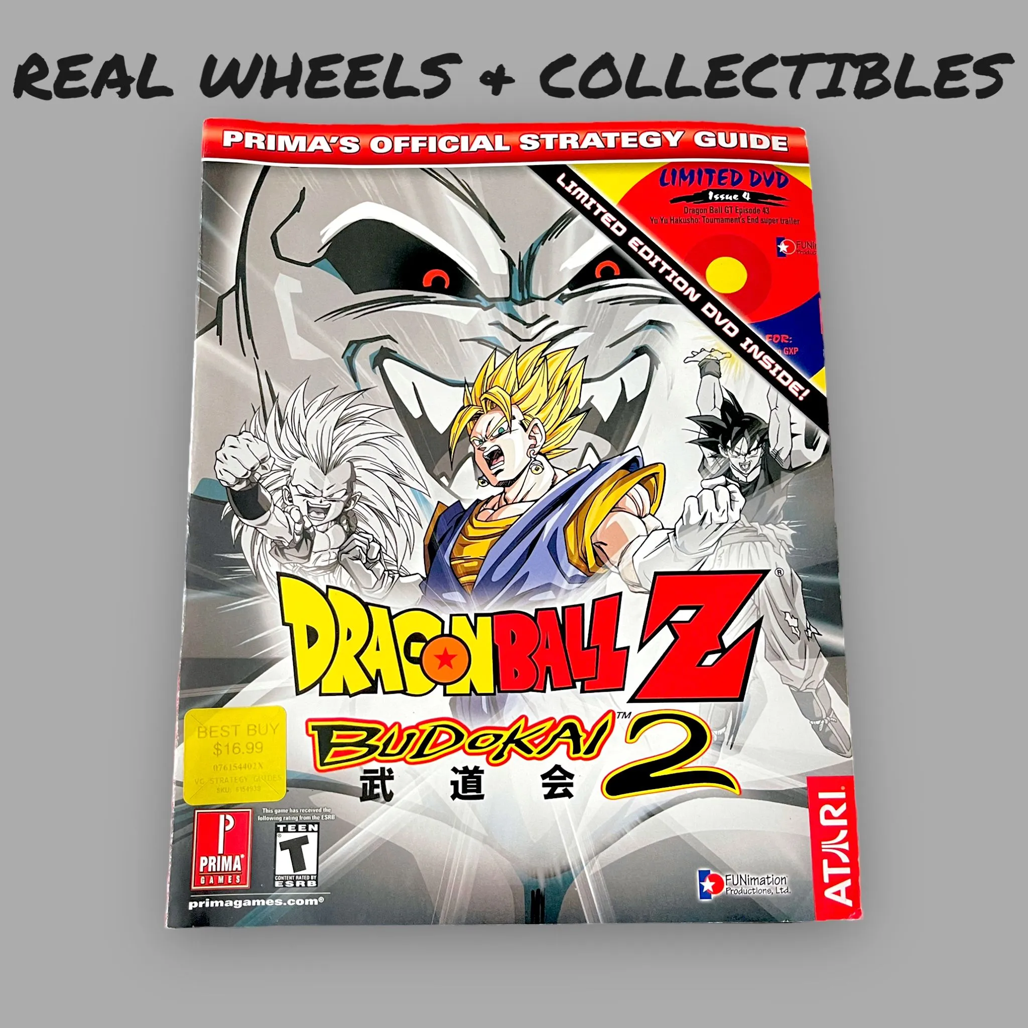 Product image for Dragon Ball Z Budokai 2 Prima Strategy Guide (2003) PS2 NO DVD