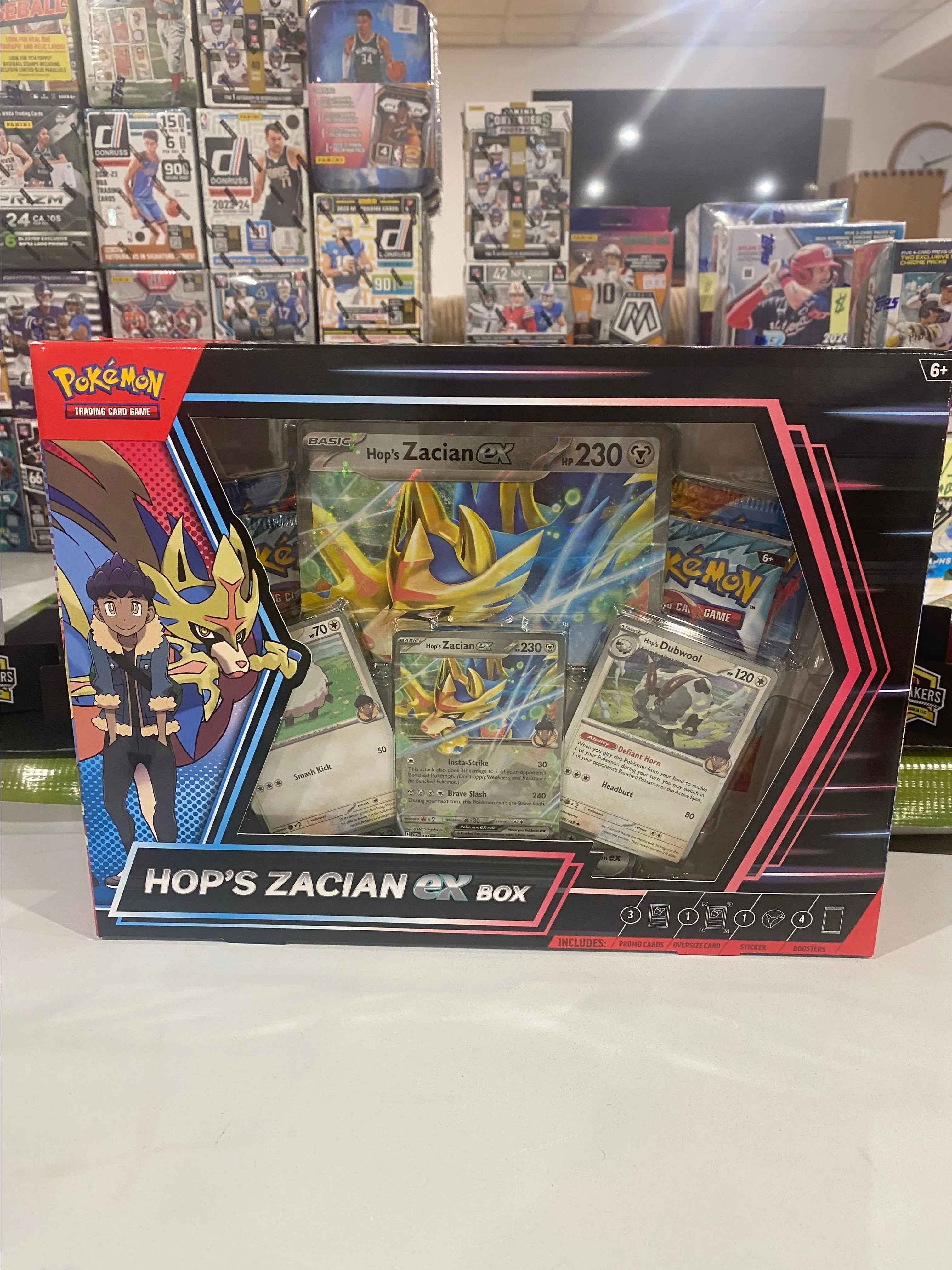 Product image for Pokémon TCG Hop's Zacian EX Box