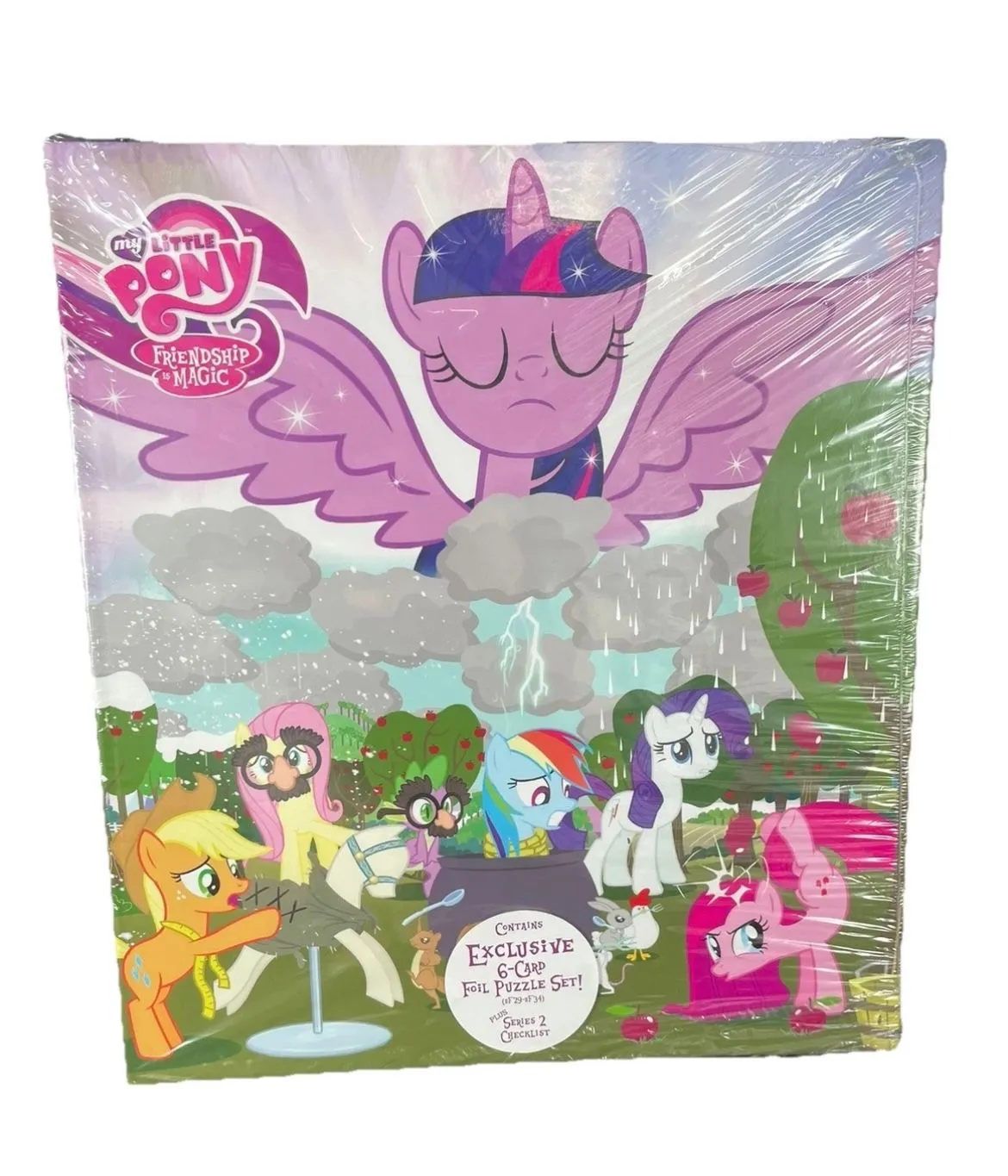 Product image for MLP My Little Pony Friendship is Magic Trading Cards Series 2 Binder Sealed 2013 MLP w/ Puzzle Cards