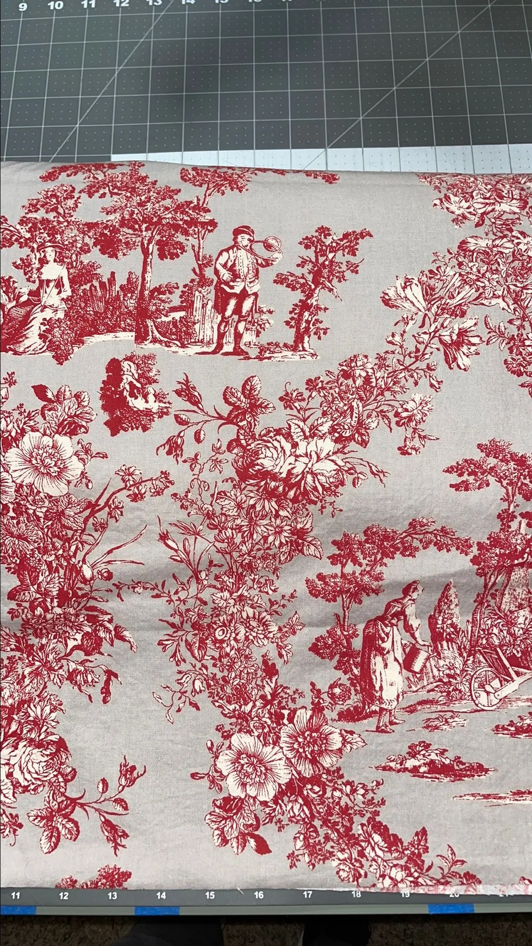 Product image for 021S Williamsburg Hennessy by Windham fabrics Toile, per yard