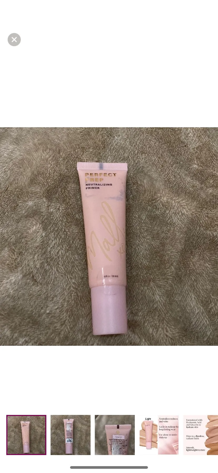 Product image for Mally Light Perfect Prep Neutralizing tinted Primer new DISCONTINUED
