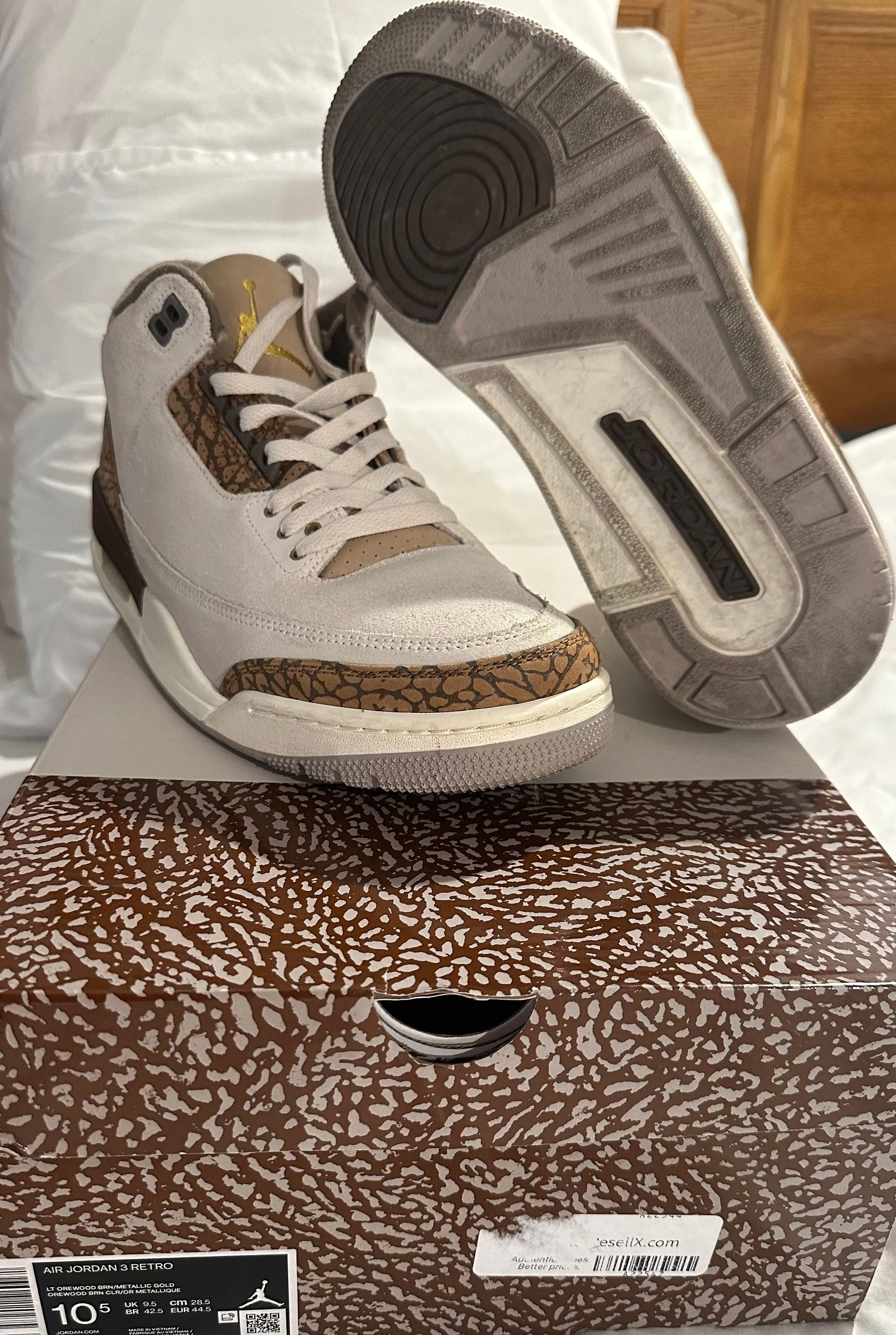 Product image for Jordan 3 Retro Palomino - Size 10.5M