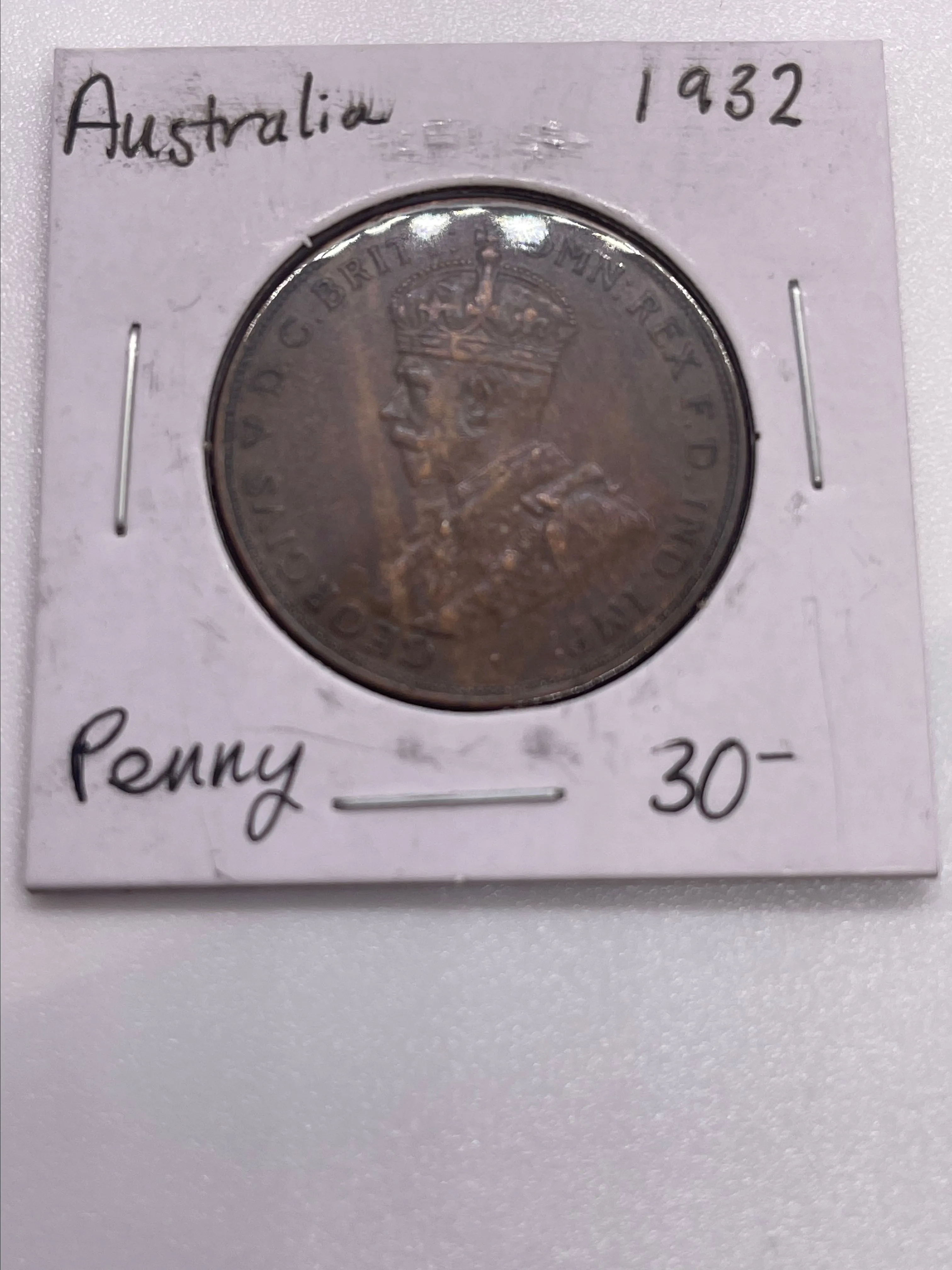 Product image for Australia 1932 Penny Toner AU