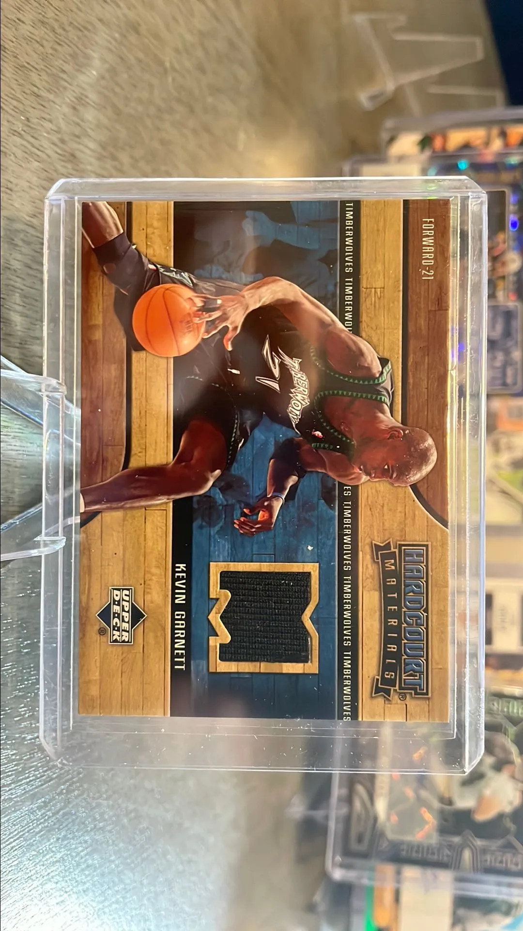 Product image for Kevin Garnett 2006-07 UD Hardcourt Materials Patch #HM-KG