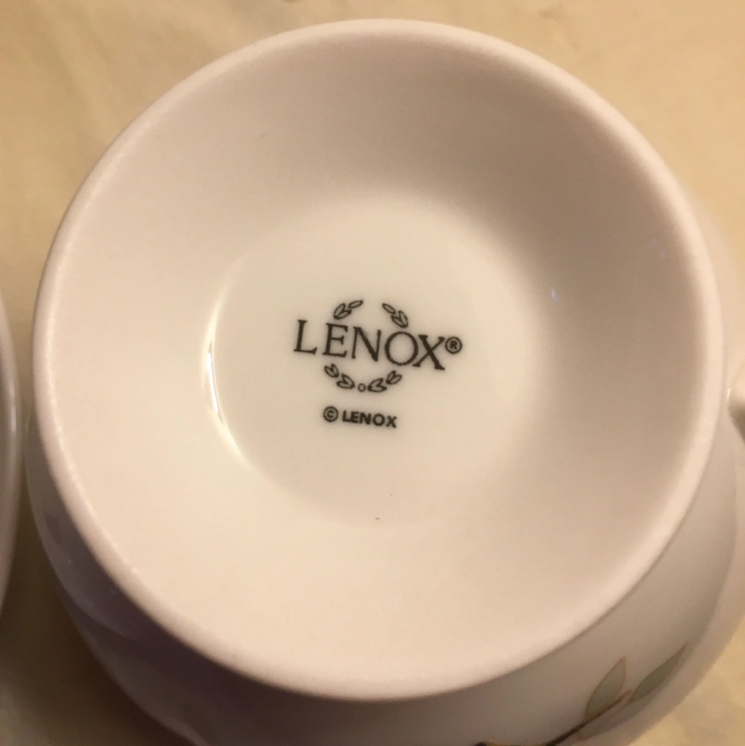 Product image for Lenox Footed Teacup & Saucer