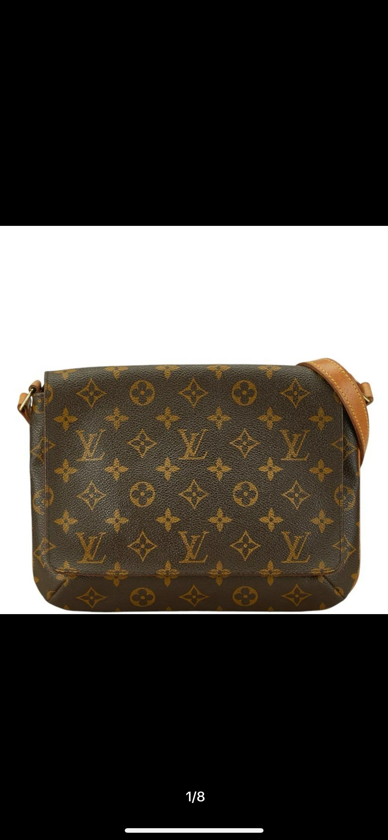 Product image for Louis Vuitton Musette Tango Brown Women Bag Pre Owned