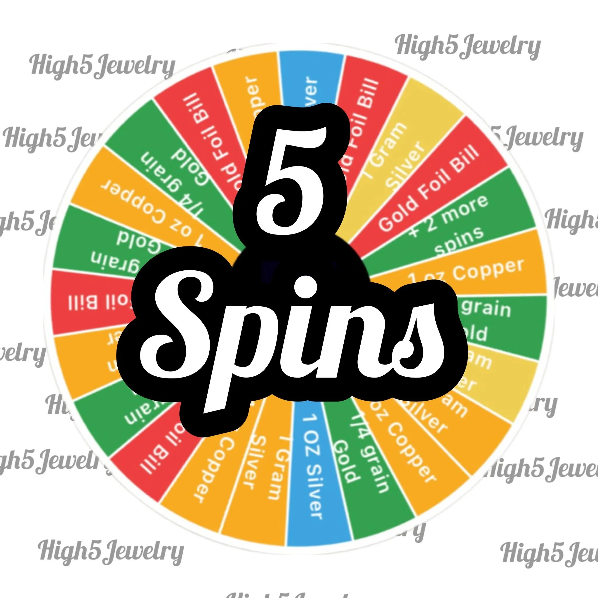 Product image for (0) 5 Spins- Save $5