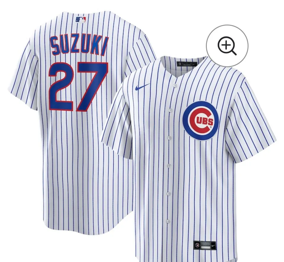 Product image for Sheppard - Cubs - White w/ Stripes Med & XL#27 Sazuki