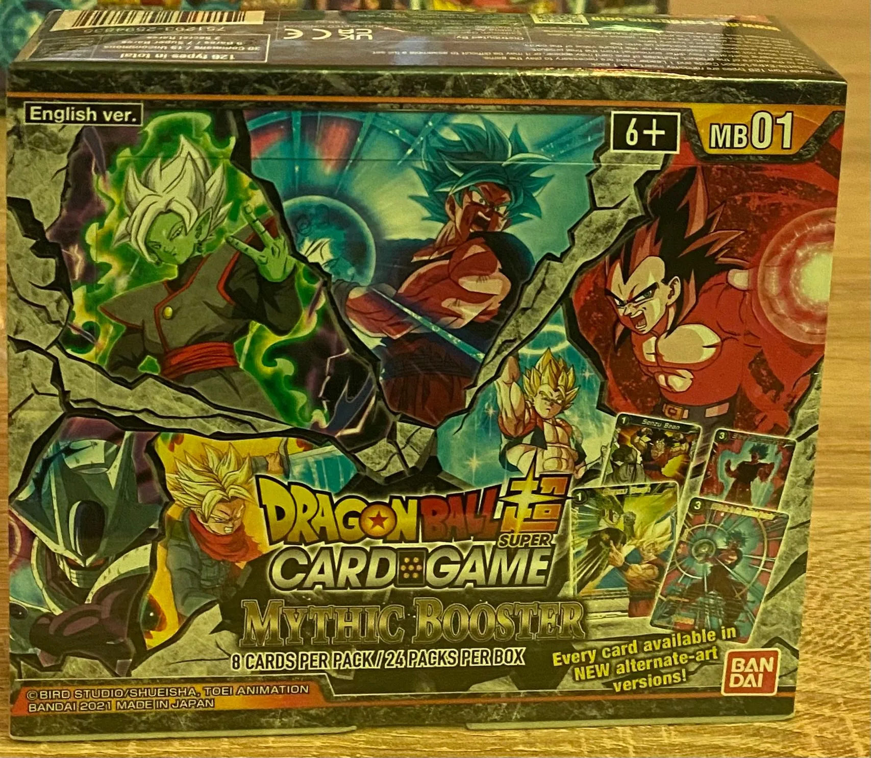 mythic booster box 2021 Bandai: Dragon Ball Z Super: Mythic Archive Booster Packs: (3 Pack  Bundle) main image 1