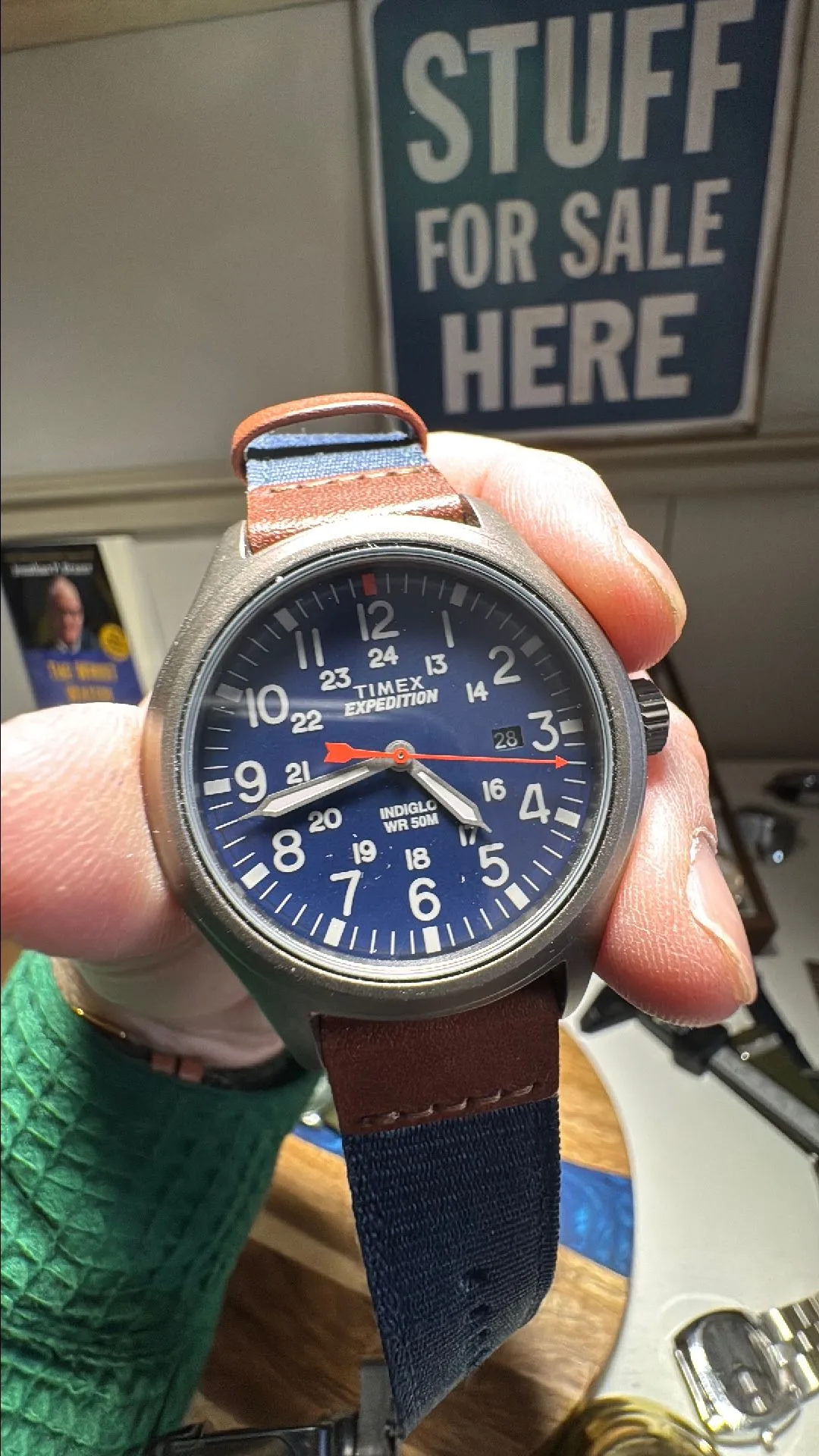 Product image for Timex expedition blue Field watch