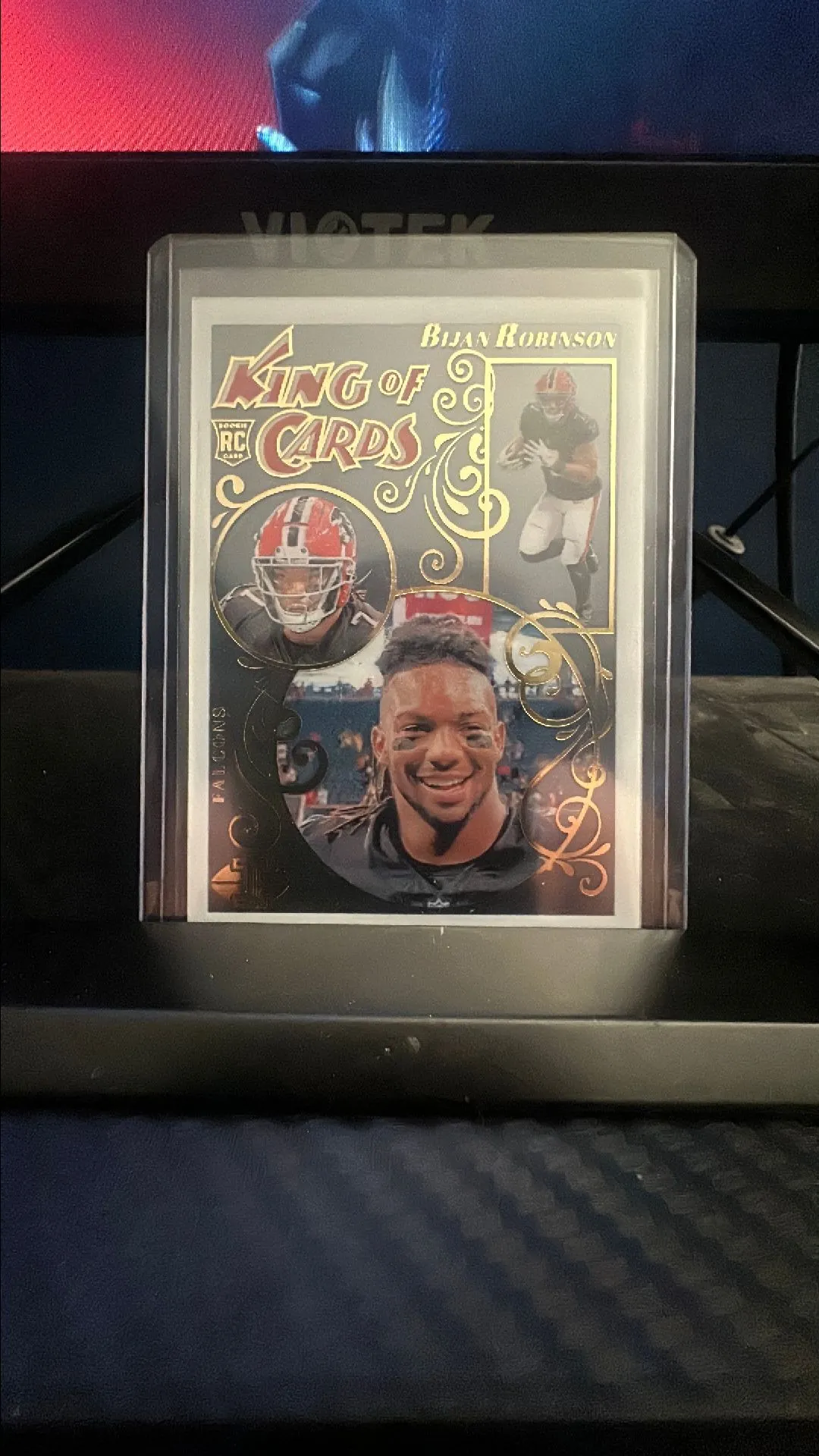 Product image for King of cards Bijan Robinson rookie