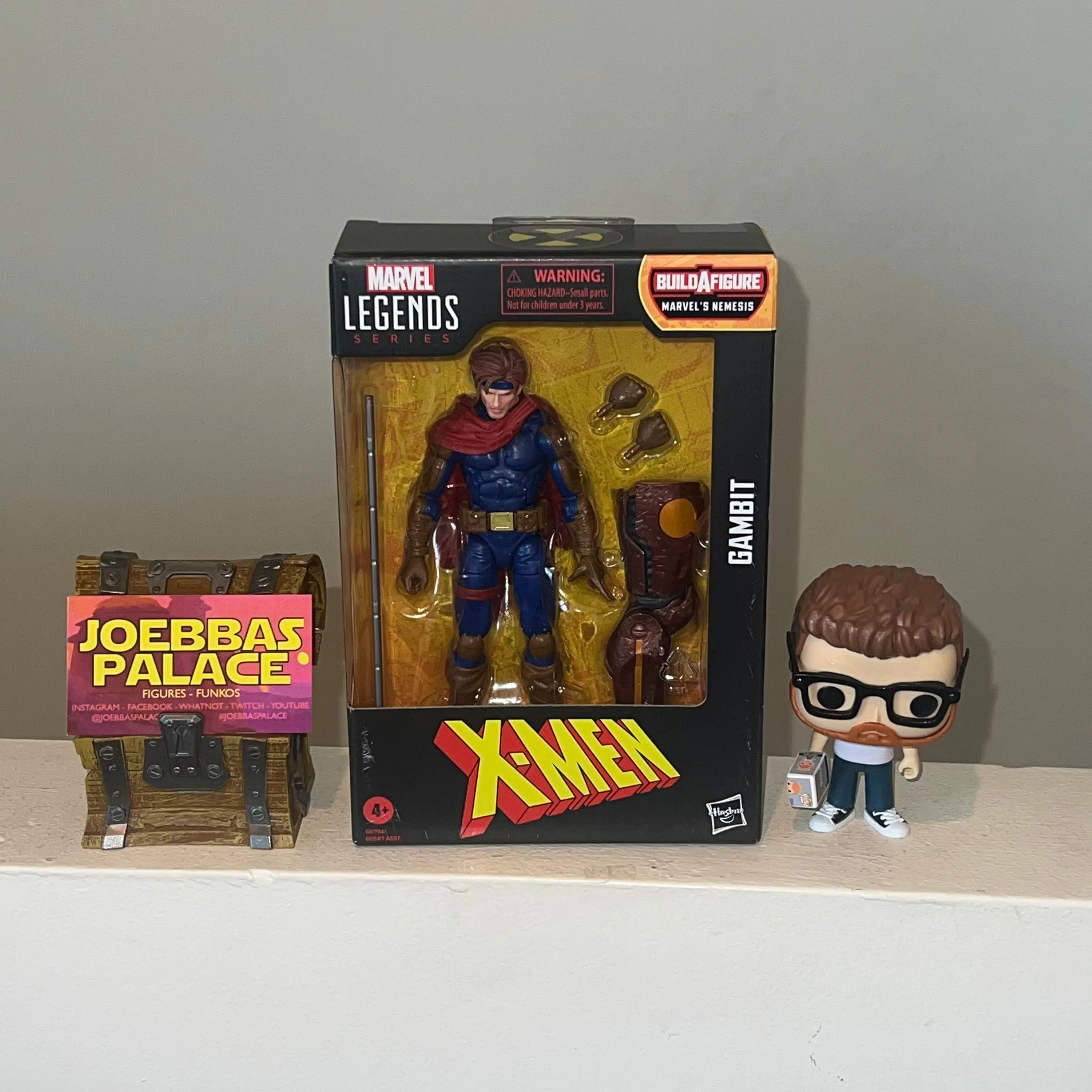 Product image for Marvel Legends Age Of Apocalypse Gambit (Nemesis BAF Wave)