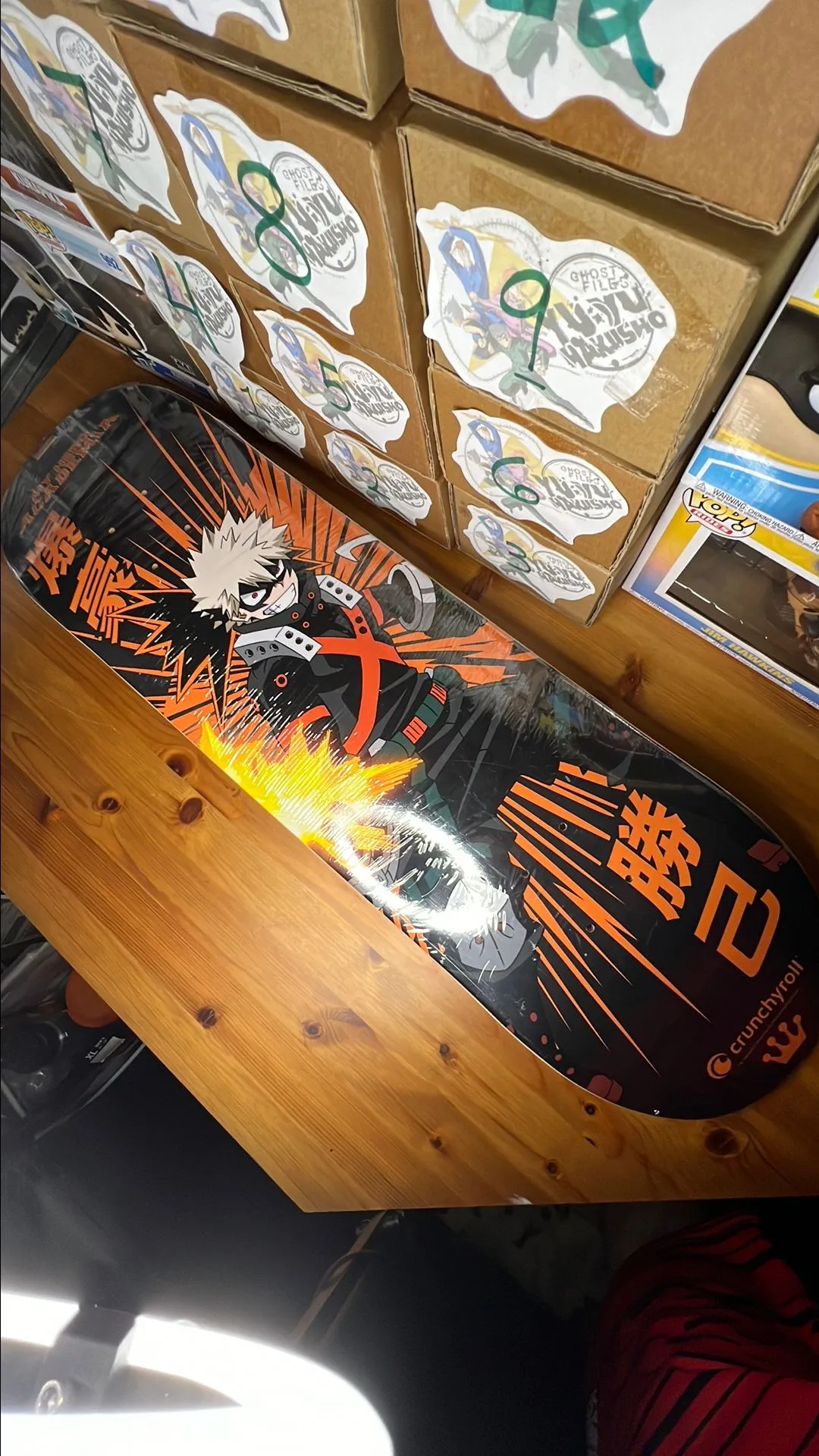 Product image for Bakugo Box Lunch Exclusive Skate Board deck