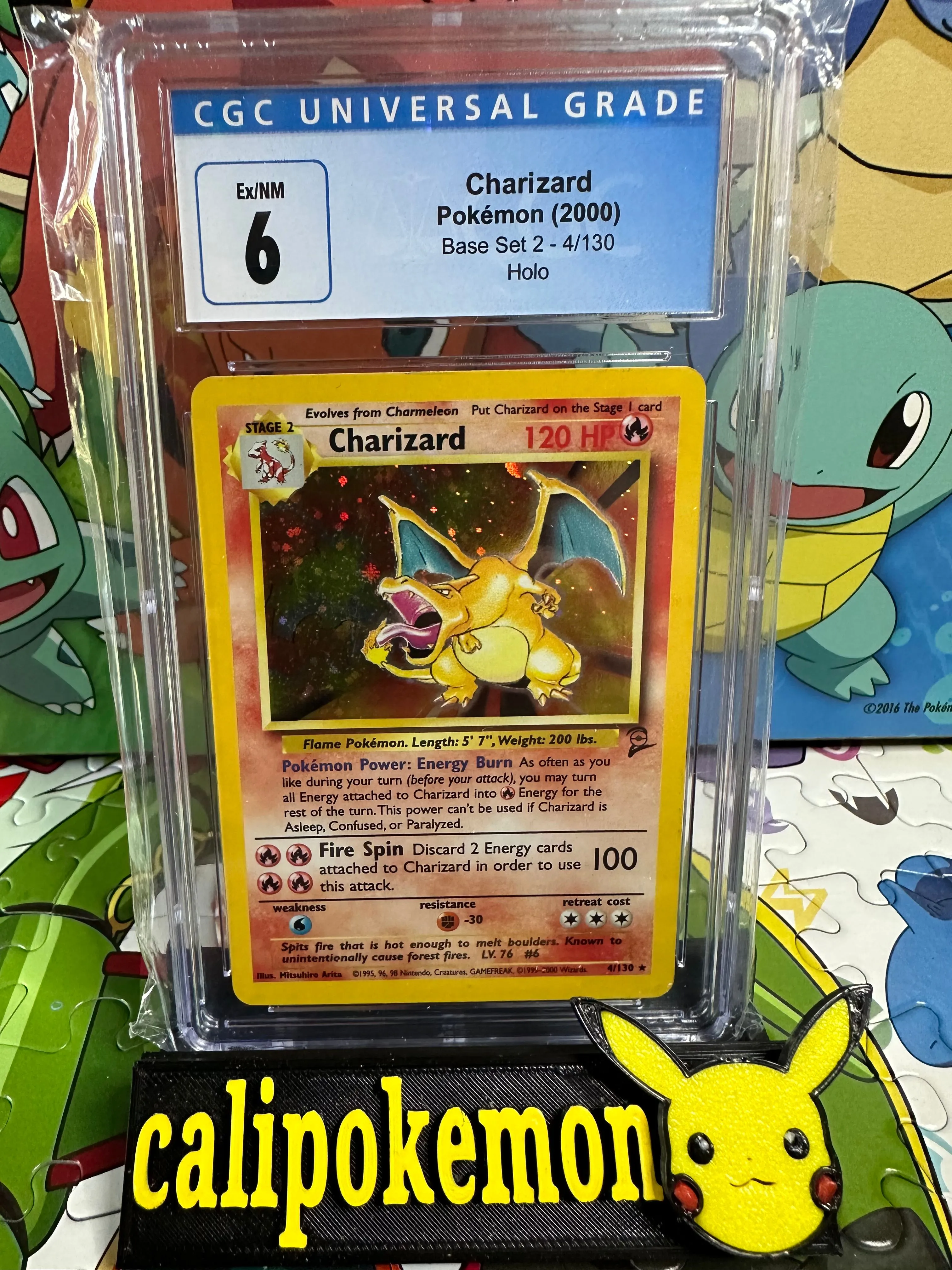 Product image for Charizard 4/130 CGC 6