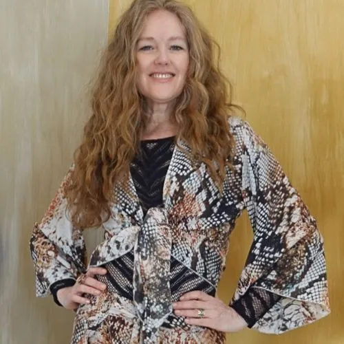 Product image for Magic Blouse Snake Print Sizes XL-XXL/16-18