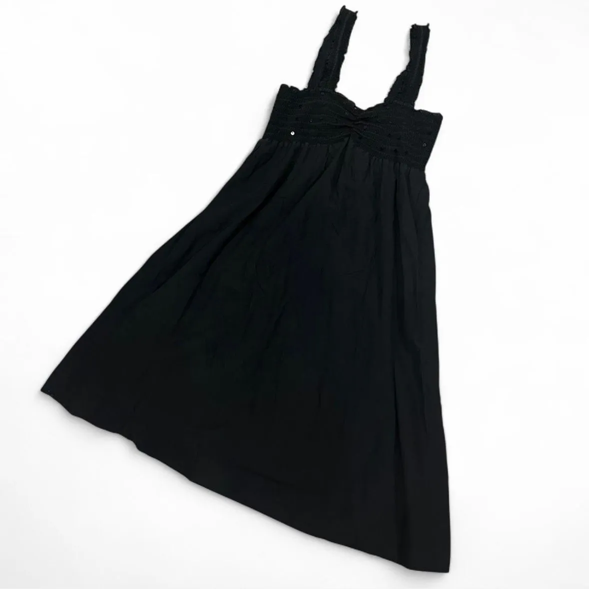 Product image for #11  black sequin babydoll dress