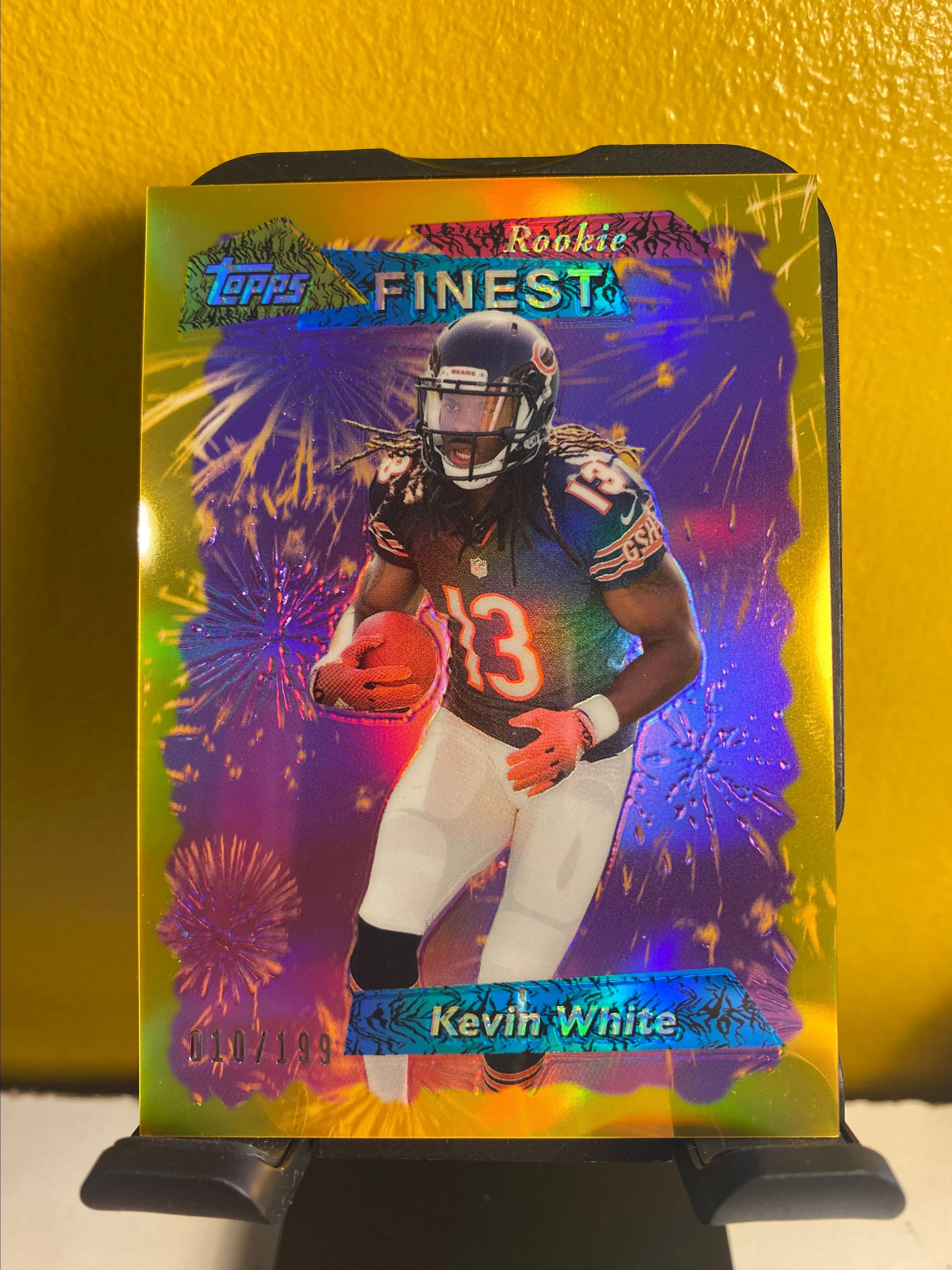 Product image for Kevin White Rookie Gold 10/199 2015 Topps Finest