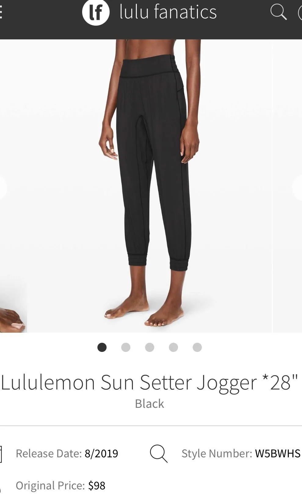 Product image for (2) NWOT! RARE! Sunset jogger's lululemon