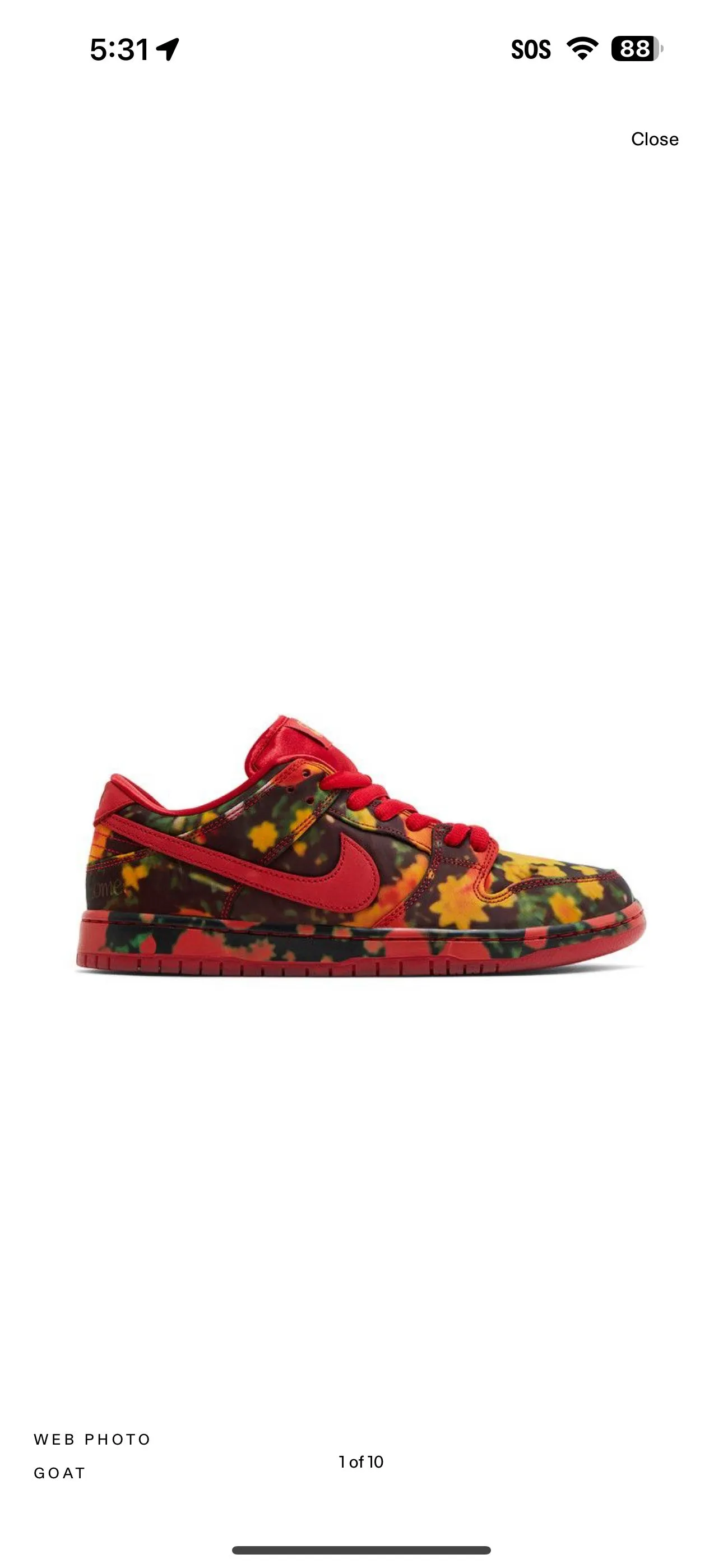 Product image for Sb dunk low wizard of oz