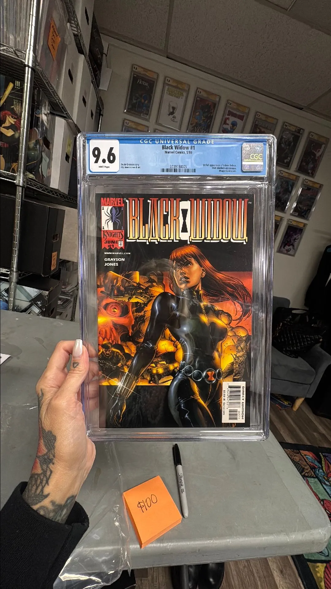 Product image for Black widow #1 cgc 9.6