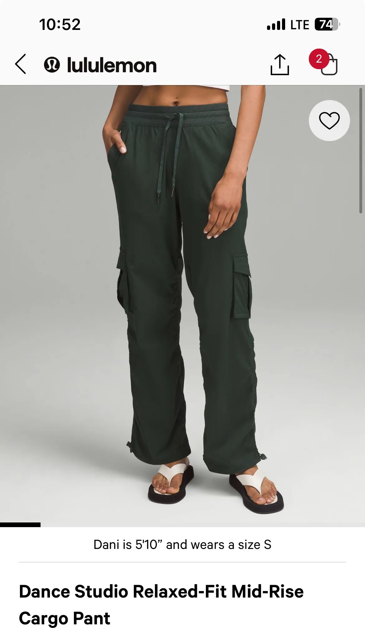 Product image for Dance Studio Cargo Joggers NWOT