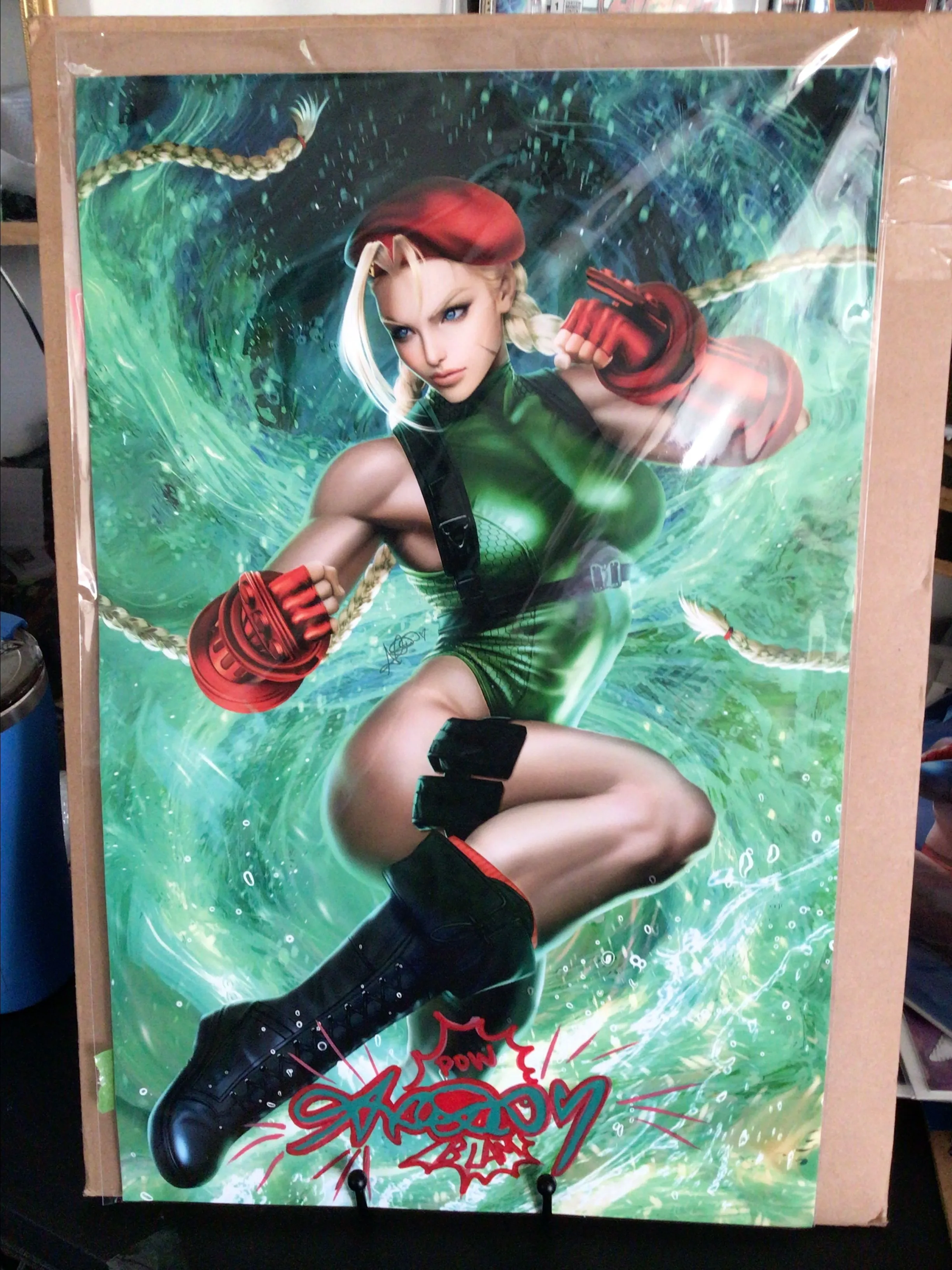 Product image for Street Fighter Omega 11x17 Comic print Signed Remark By Ariel Diaz
