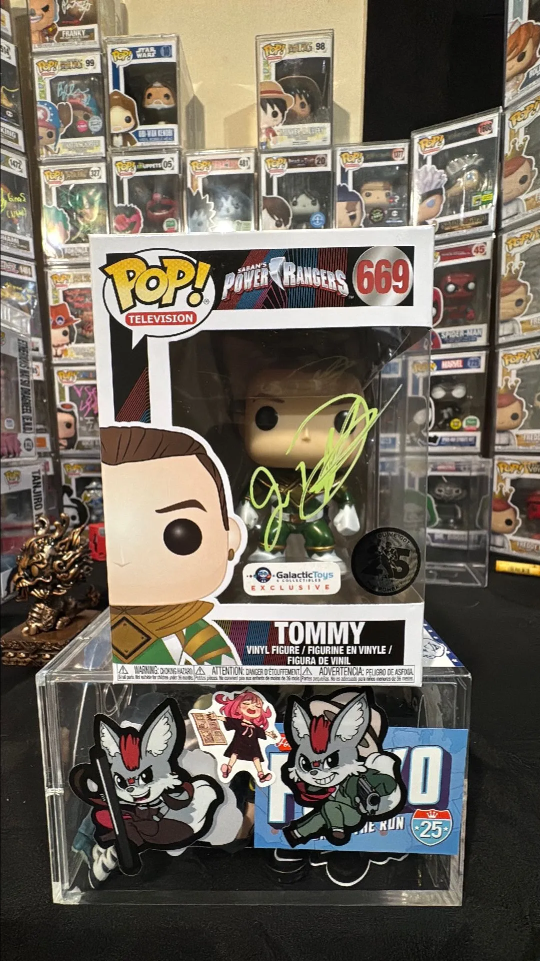 Product image for Tommy(Green ranger) signed by Jason David Frank