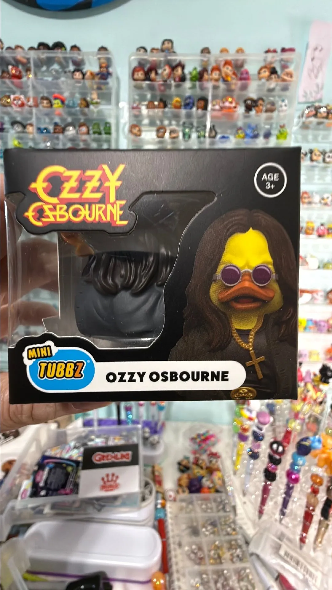 Product image for Ozzy Osborne cosplay rubber duck