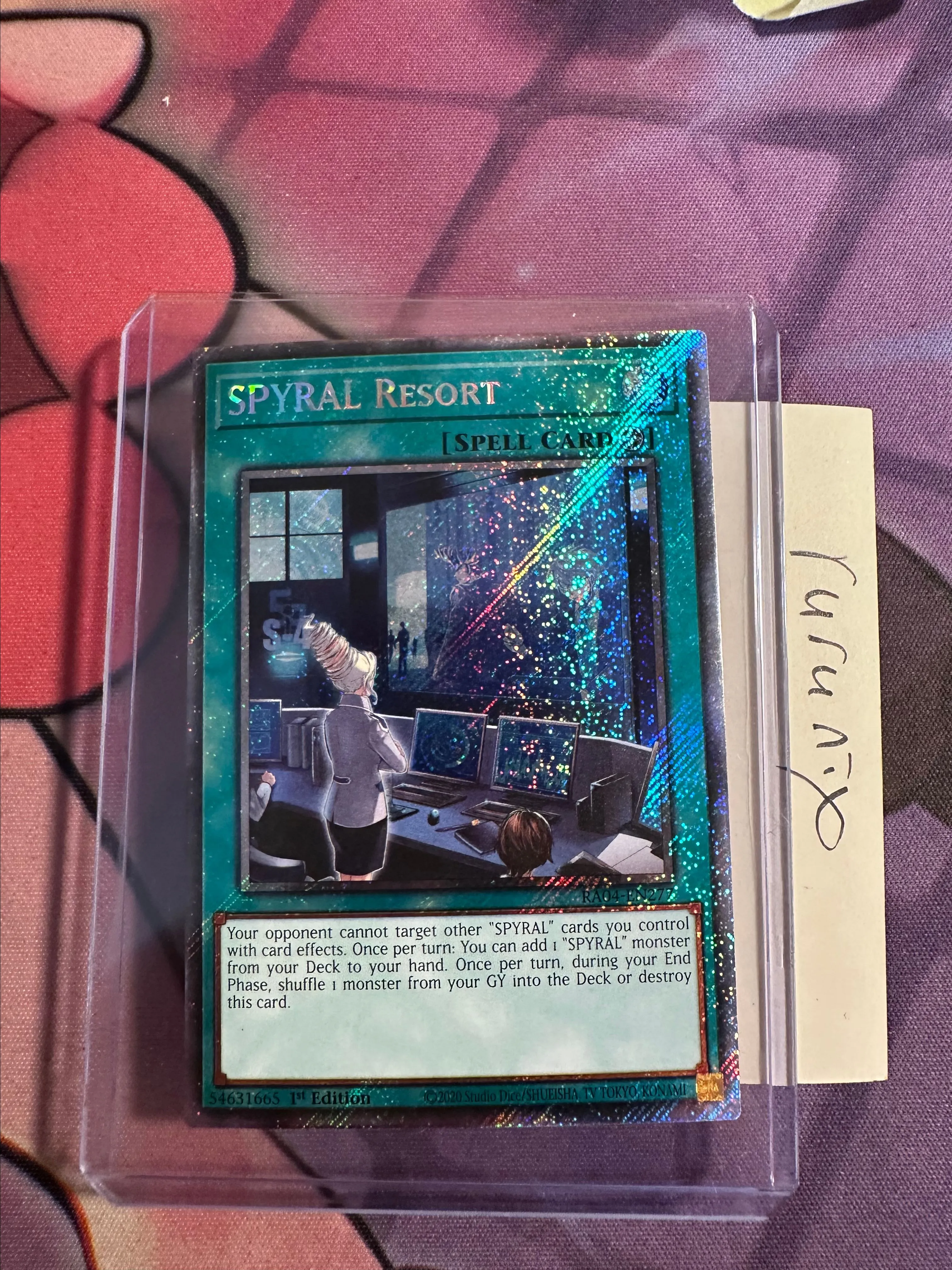 Yugioh SPYRAL Resort (Platinum Secret Rare) RA04-EN277 - Quarter Century  Stampede  Whatnot: Shop, Sell, Connect