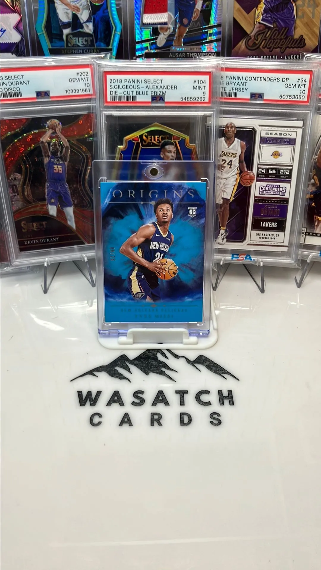 Product image for Origins Yves Missi light blue /25 rookie