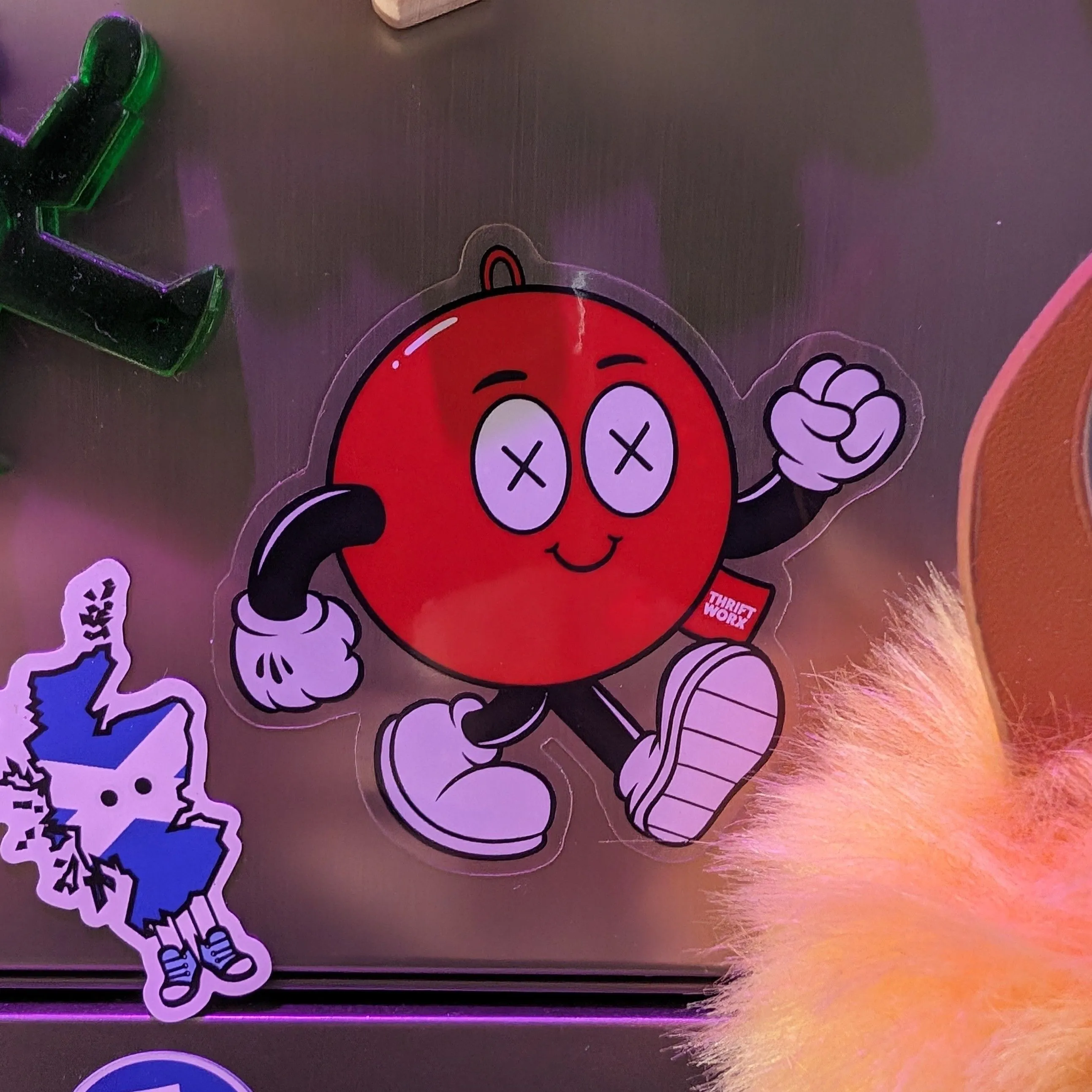 Product image for [MERCH] Transparent Squishworx Sticker 3"