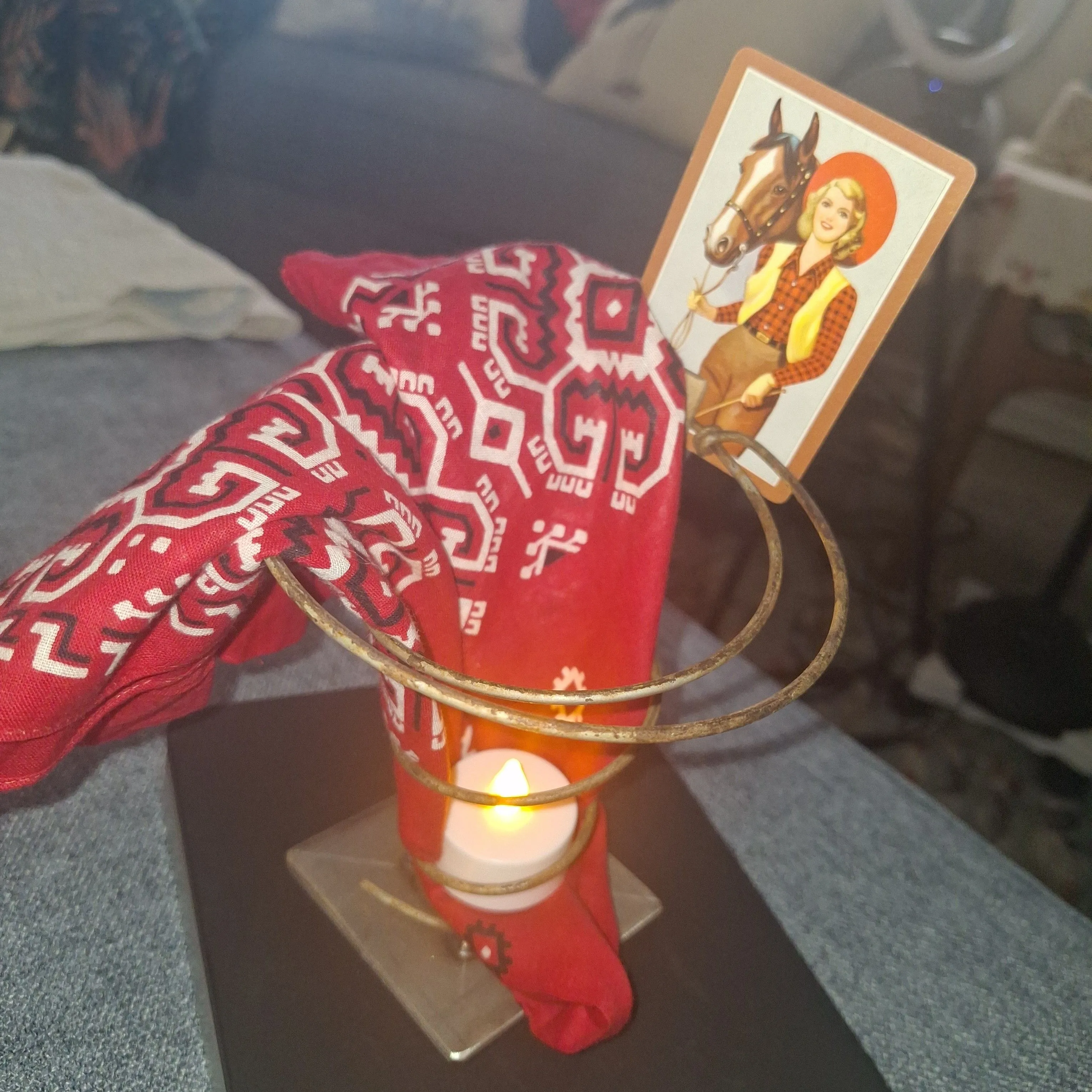 Product image for Cowgirl Bed Spring Vignette
