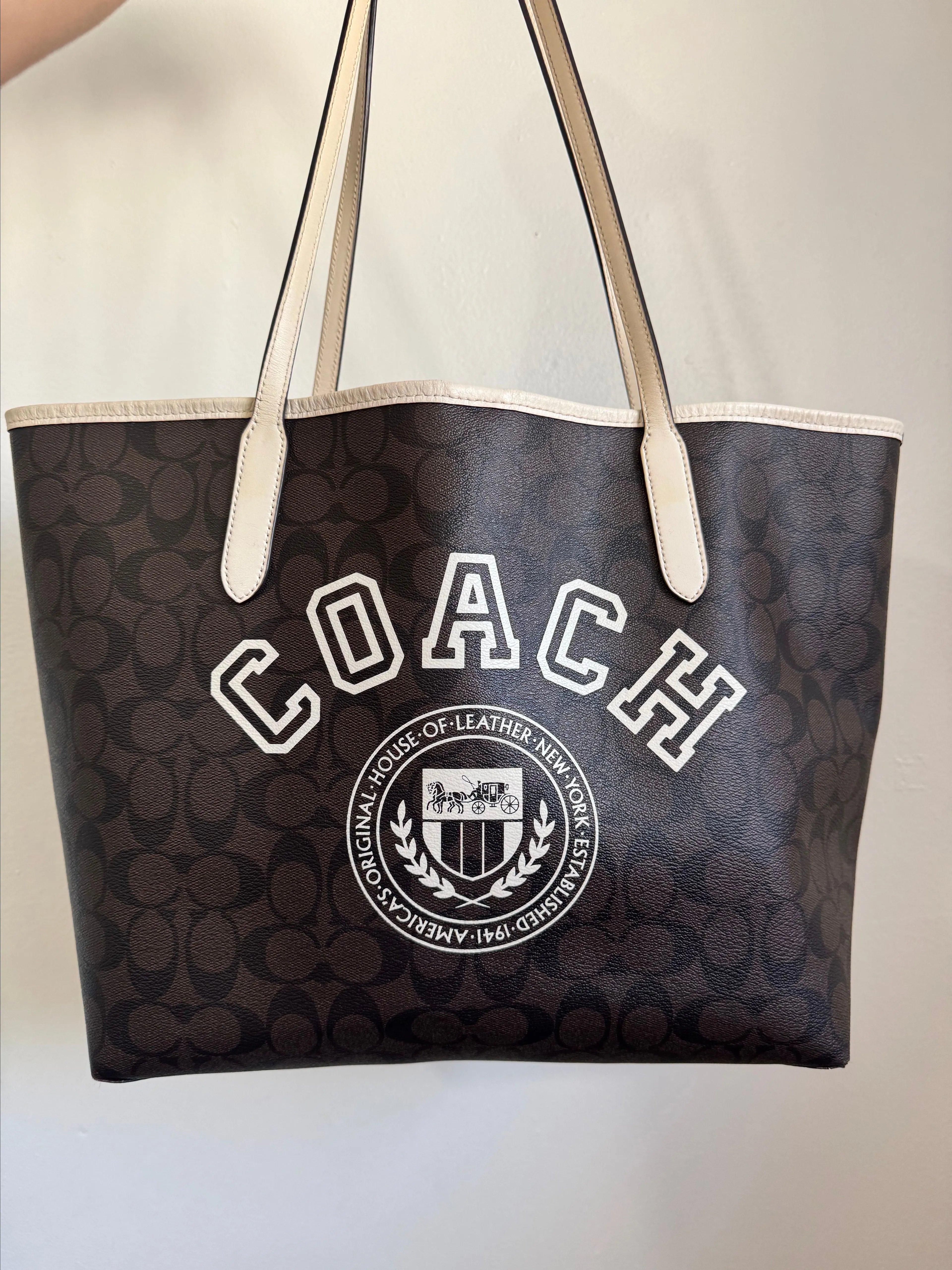 Product image for 39. Coach varsity tote