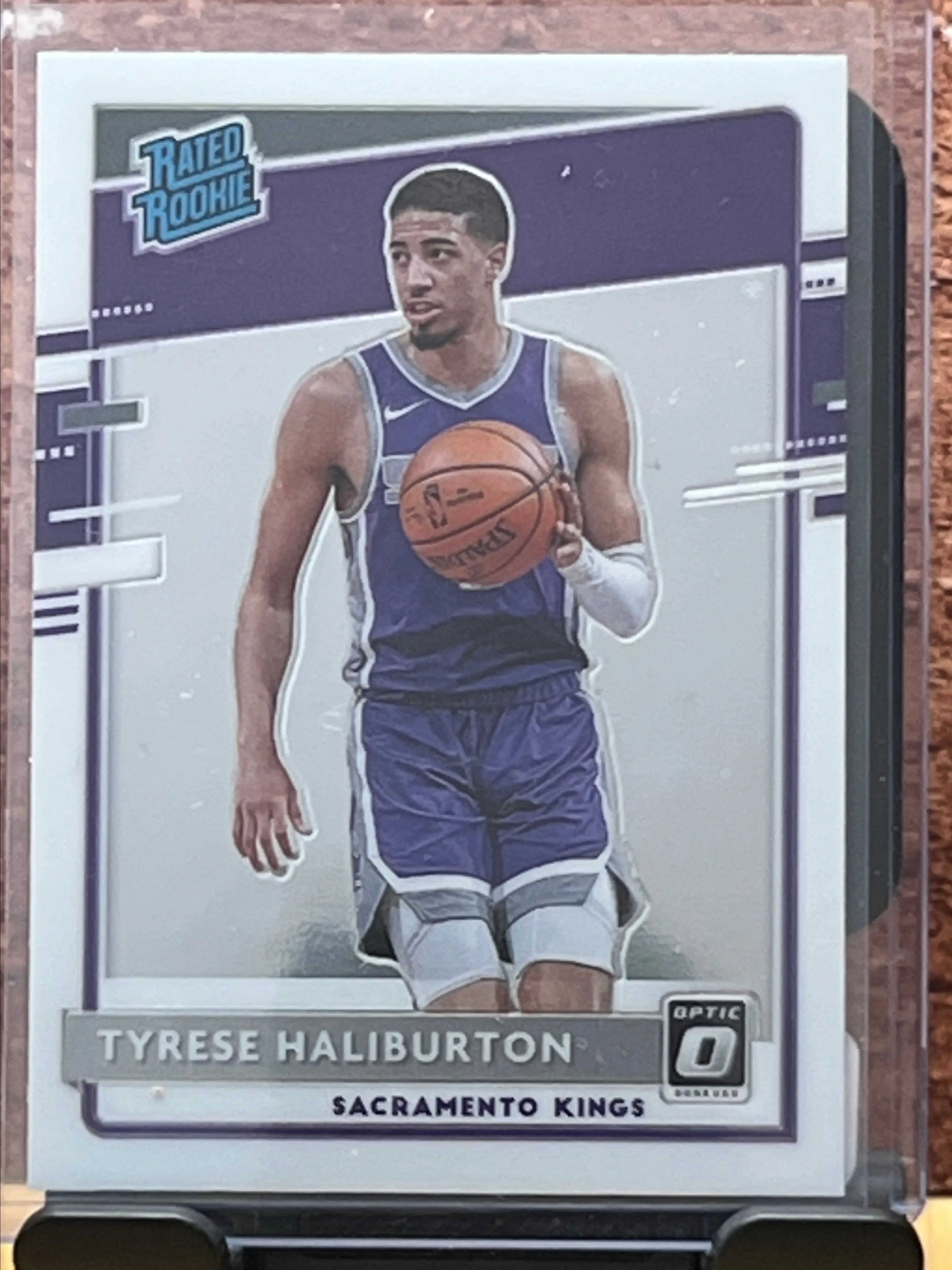 Product image for 2020-2021 Optic Rated Rookie  Tyrese Haliburton Rookie Card Pacers