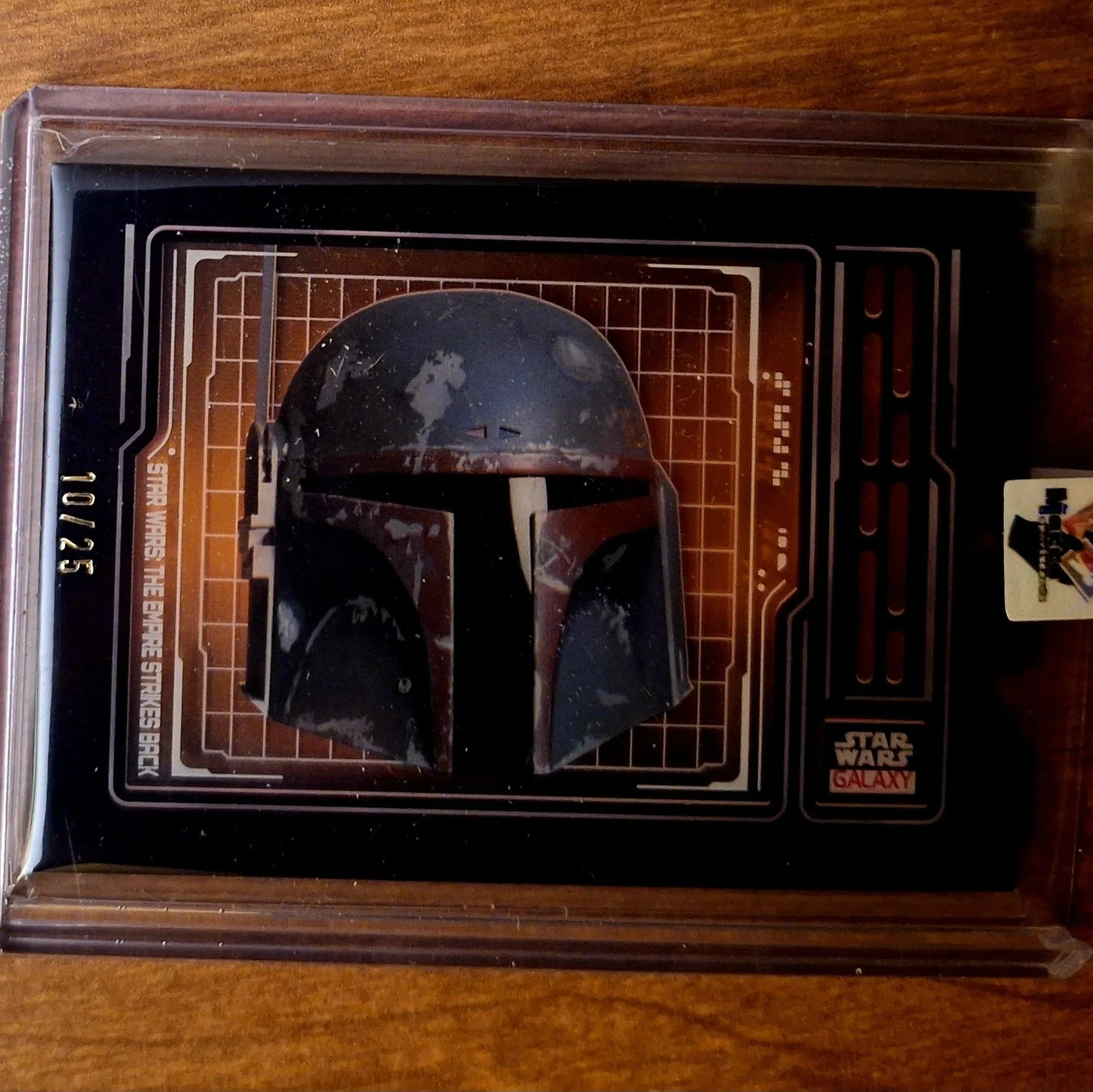 Product image for 2024 Star Wars Chrome SSP Boba Fett Armor Shadow Box /25!