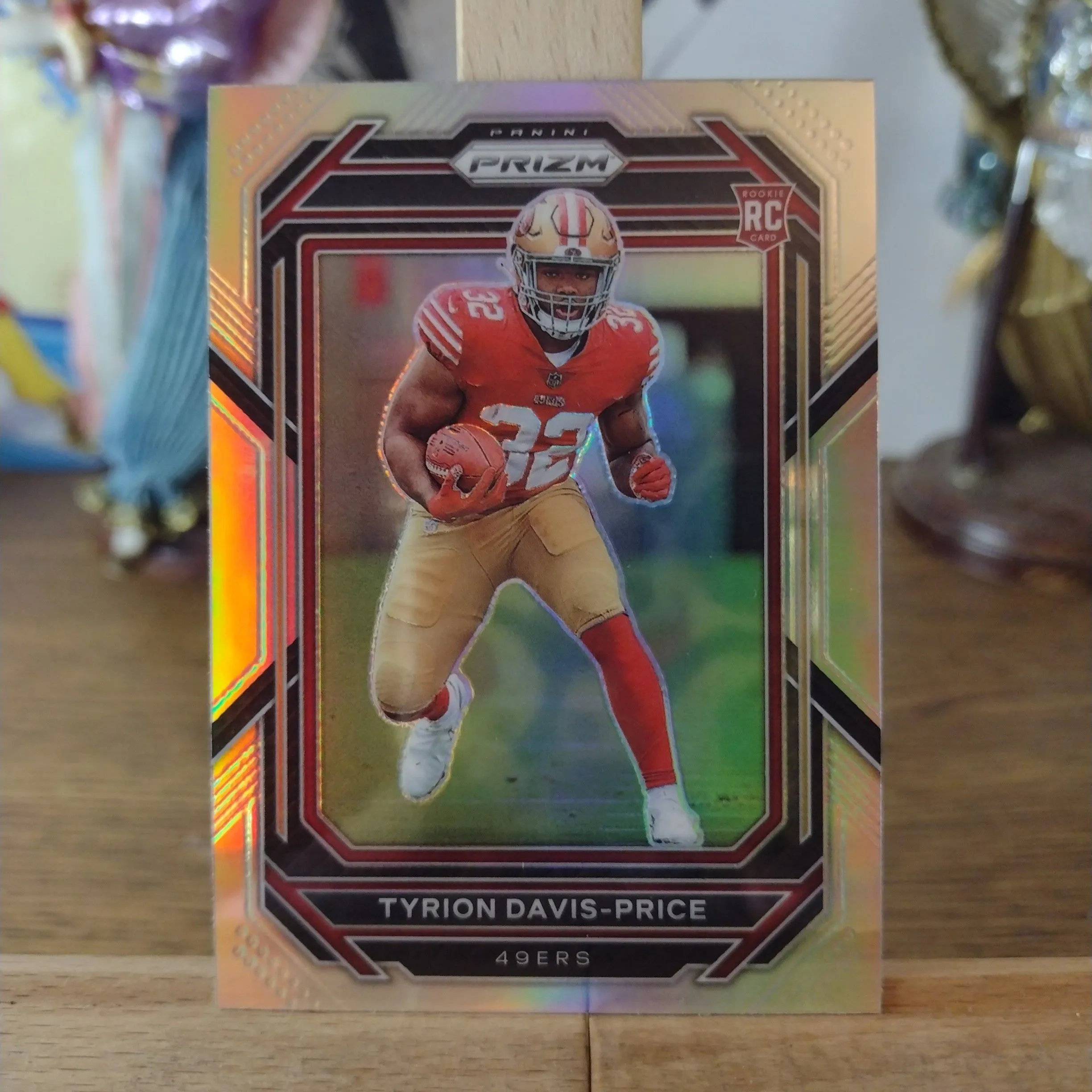 Product image for 2022 Panini Prizm Tyrion Davis-Price #320 San Francisco 49ers