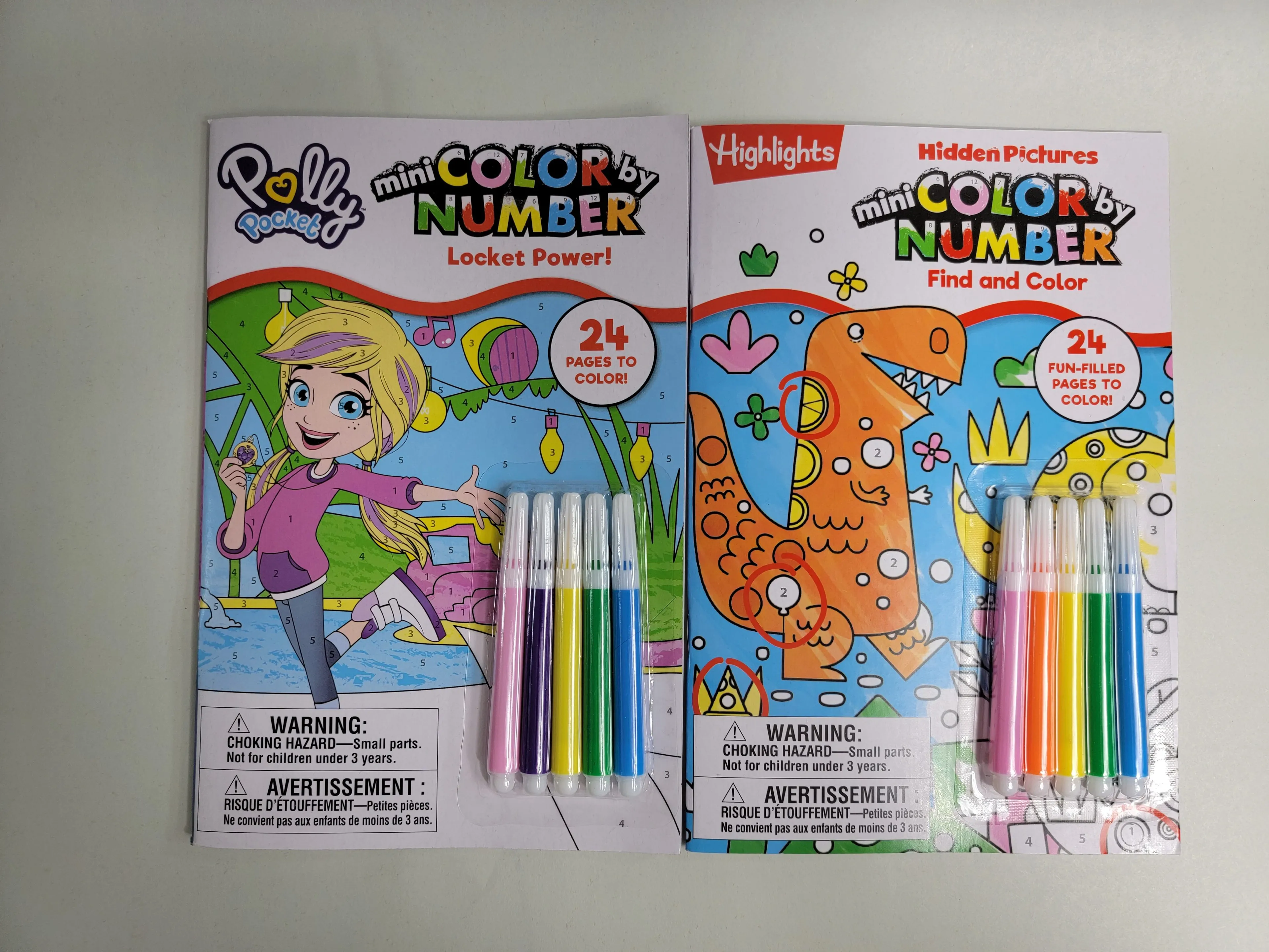Product image for Mini Color By Number, Set of 2