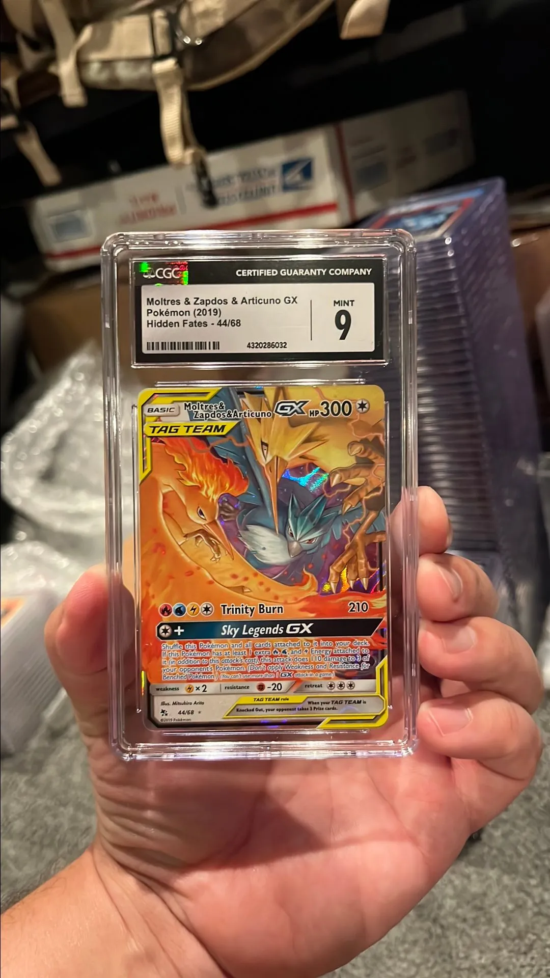 Product image for Moltres & Zapdos & Articuno GX