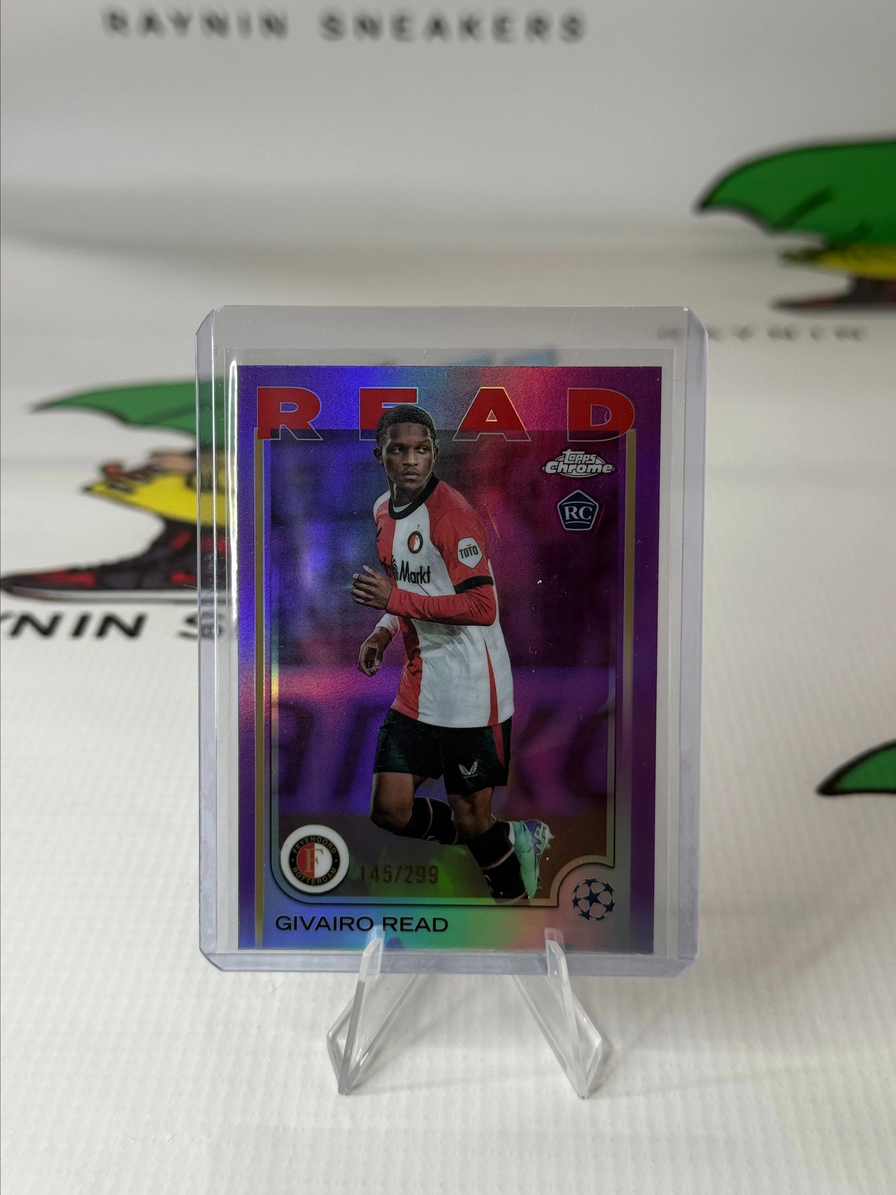 Product image for Givairo Read RC 2024-24 Topps Chrome UCC /299 Feyenoord #138