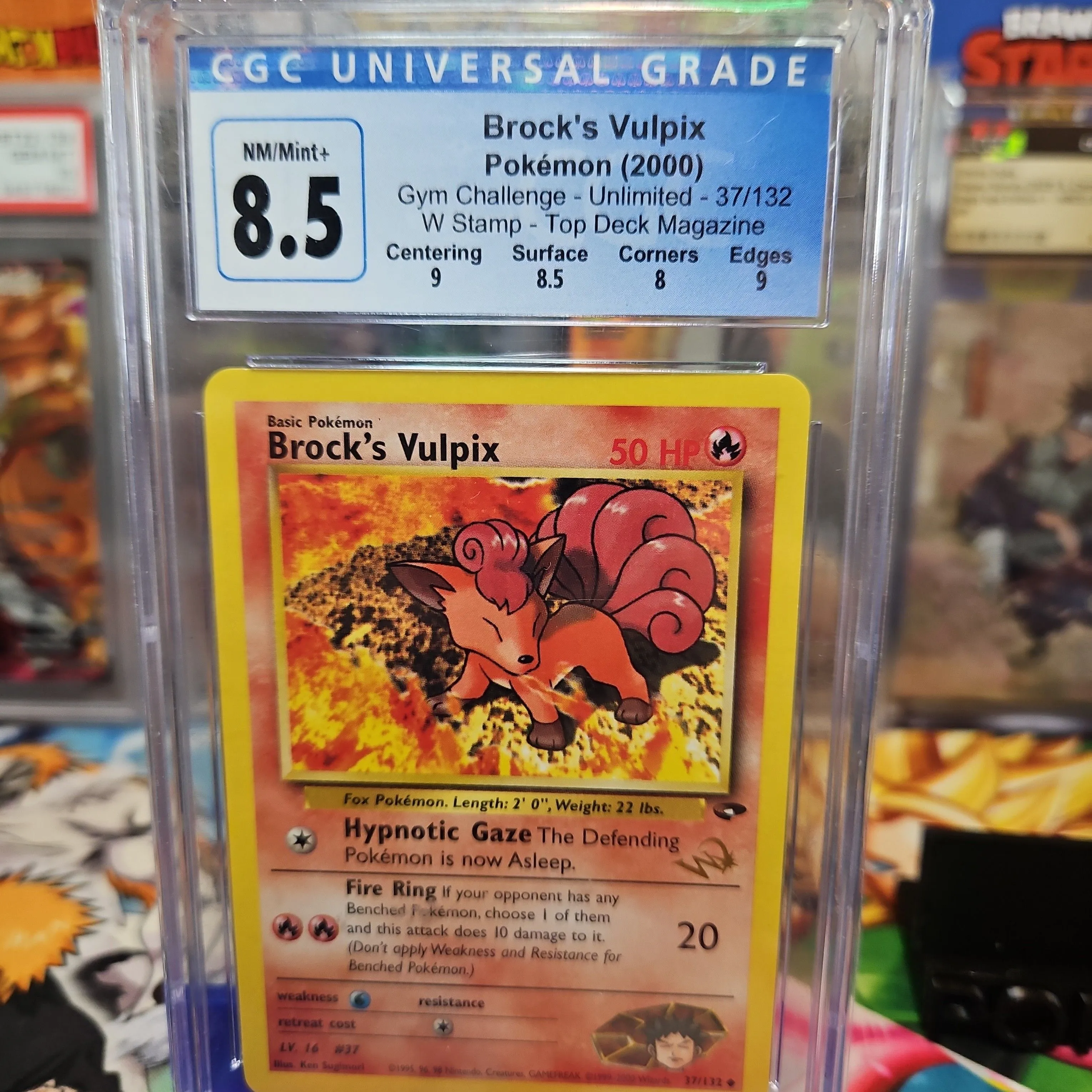 Product image for W STAMP BROCK'S VULPIX CGC 8.5