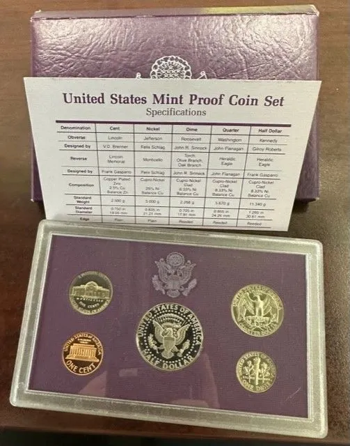 Product image for 1989 proof set